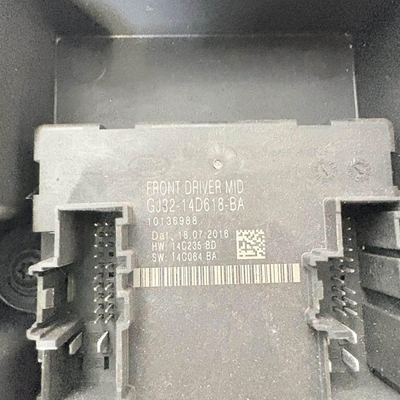 ⭐️2017 JAGUAR XE DRIVER FRONT DOOR CONTROL MODULE GJ32-14D618-BA OSF