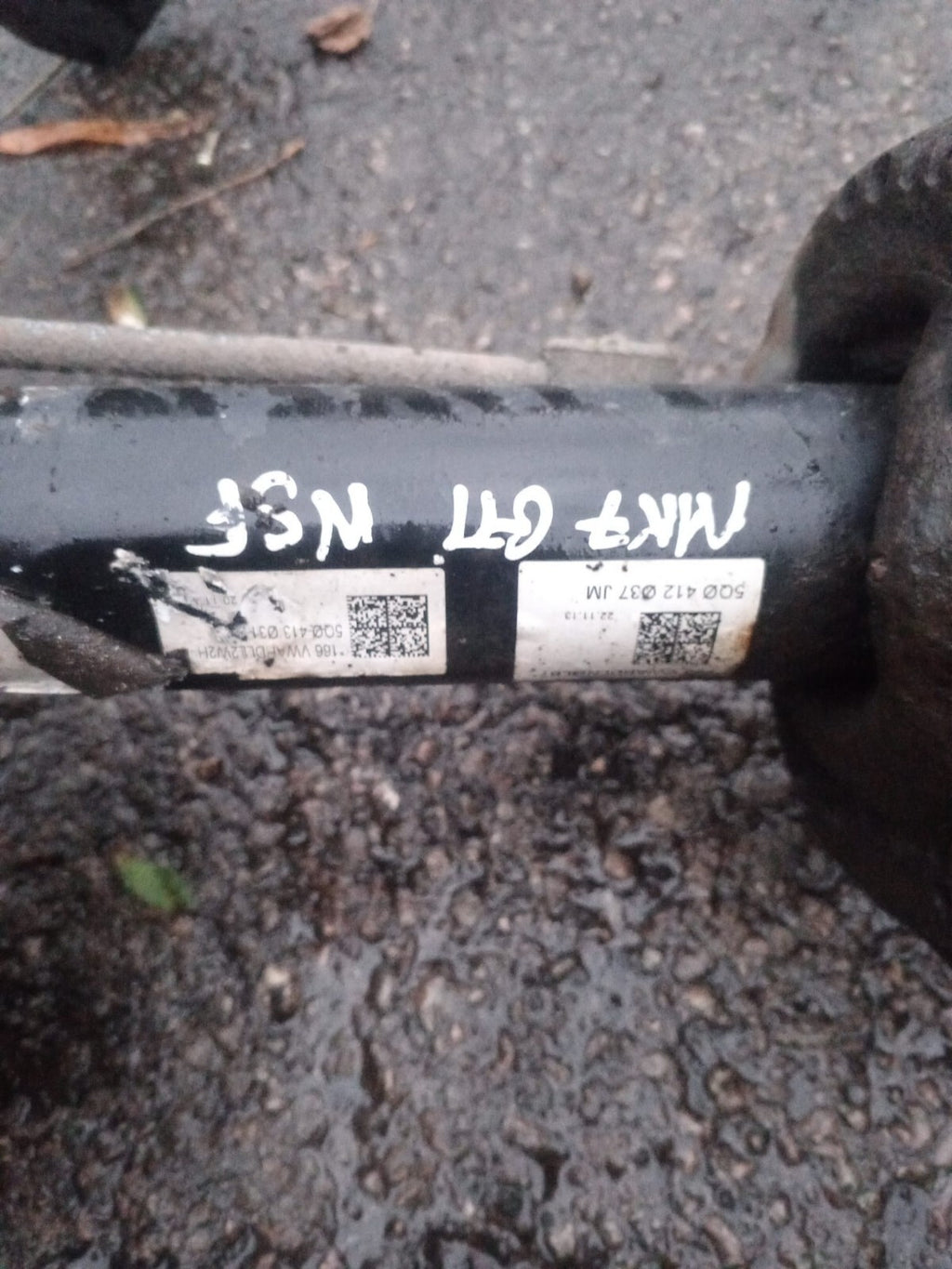 13-19 VOLKSWAGEN GOLF MK7 GTI GTD PASSENGER SIDE SUSPENSION LEG 5Q0412031FN
