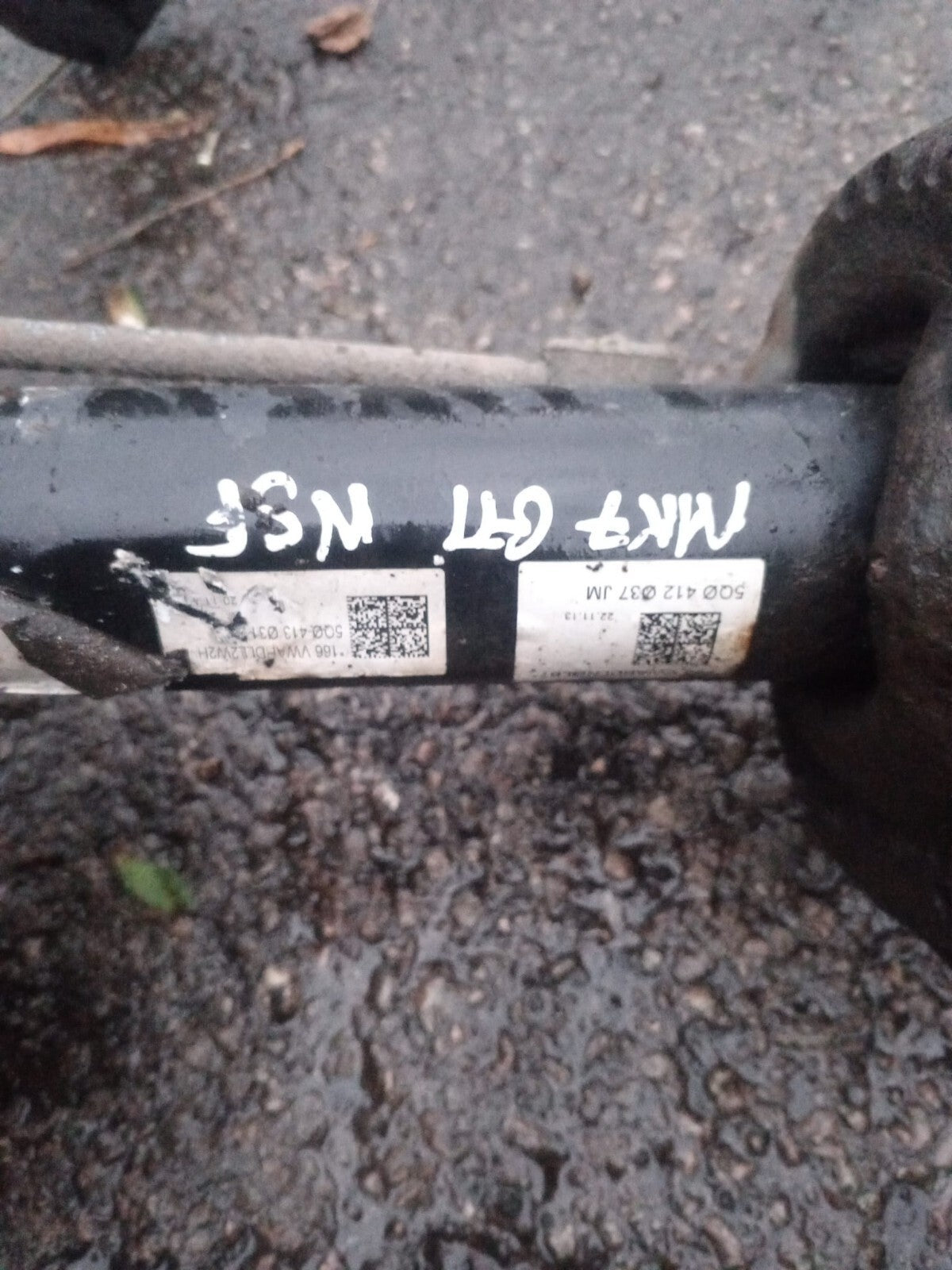 13-19 VOLKSWAGEN GOLF MK7 GTI GTD PASSENGER SIDE SUSPENSION LEG 5Q0412031FN