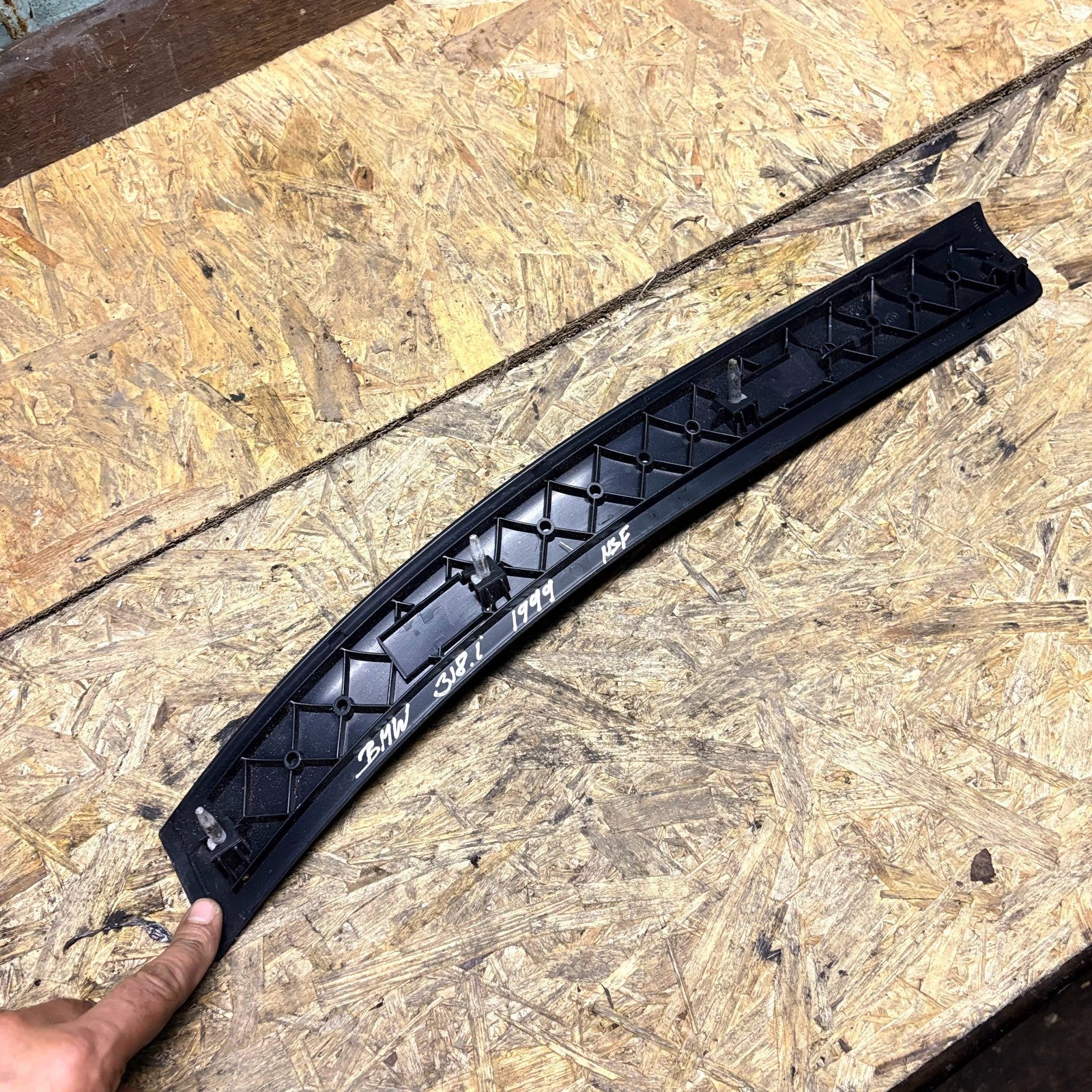 BMW 3 Series E46 Passenger Dash Trim Panel Left Graphite RHD 8214669 51458214669