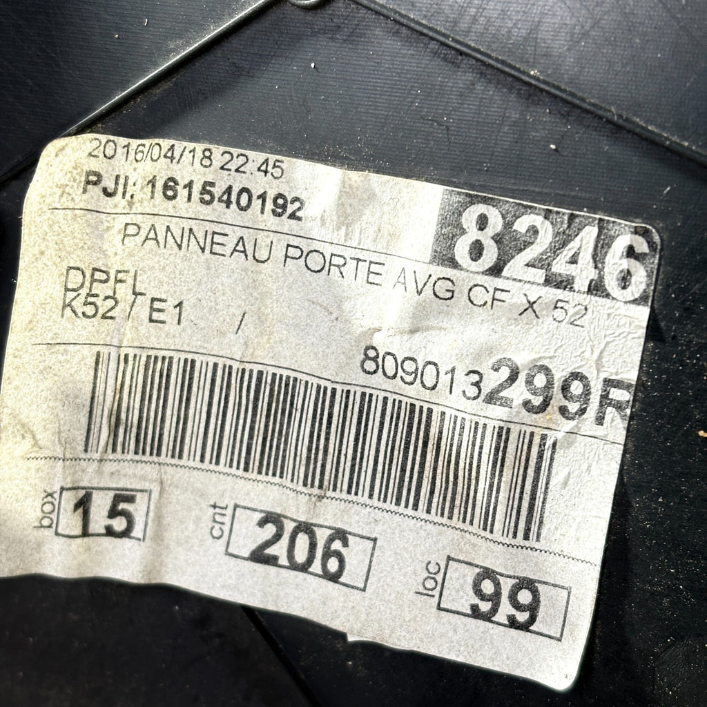 Dacia Sandero Logan MK2 13-20 Front Left Passenger Nearside Door Card 809013299R