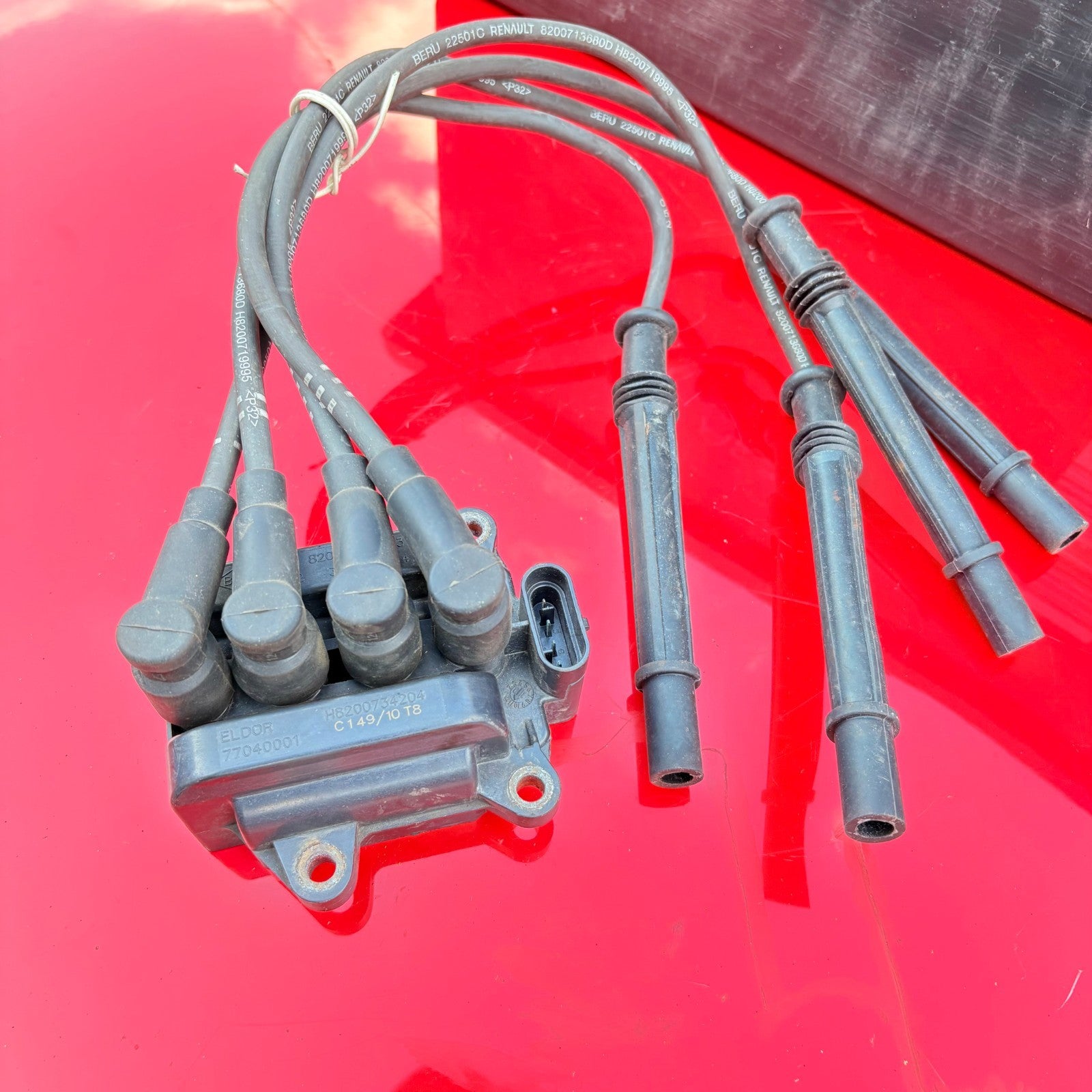 Renault Twingo II 1.2 16V Ignition Coil Pack H8200734204 D4F 75HP 2007-2014