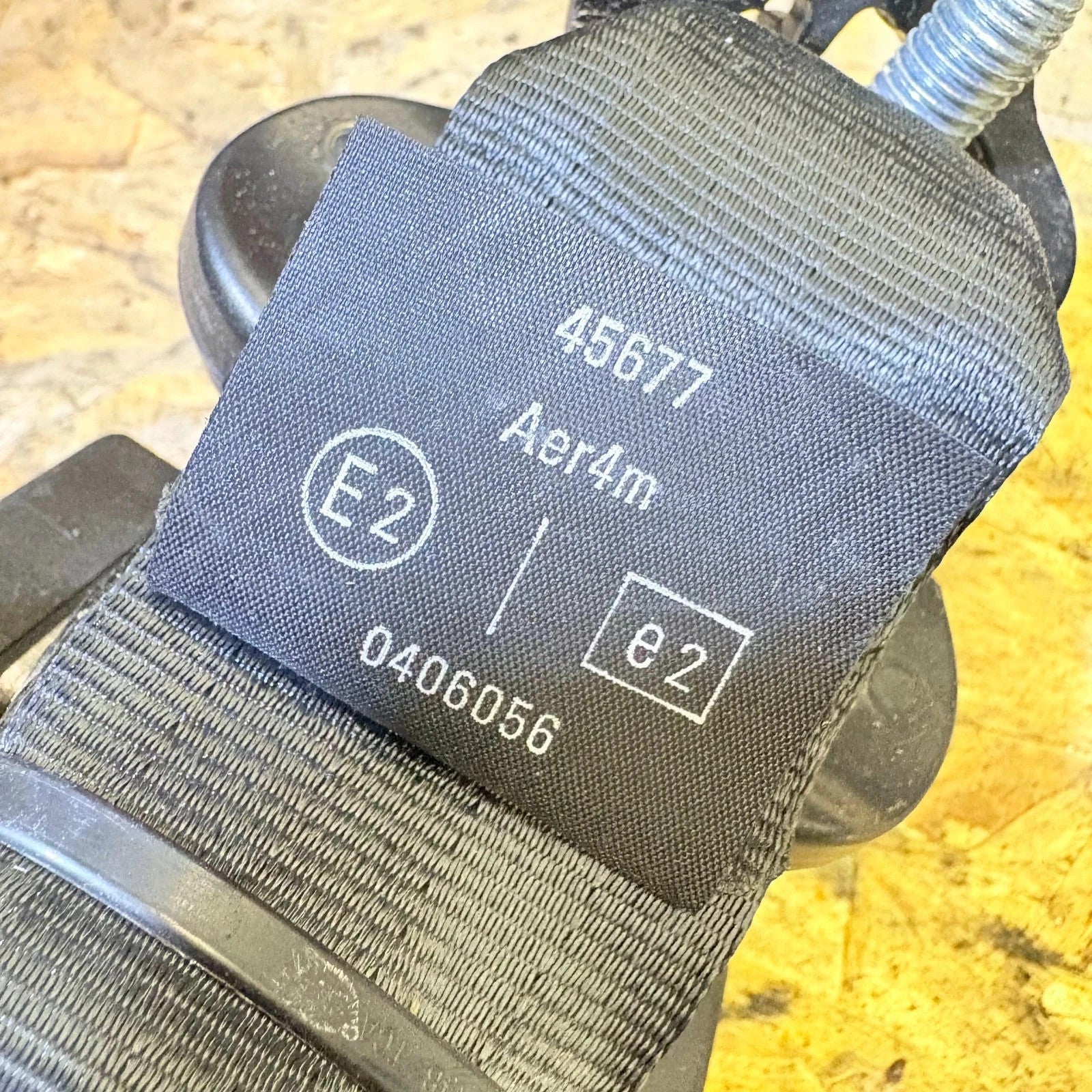 RENAULT TWINGO PZAZ 2007-2014 SEAT BELT REAR RIGHT DRIVERS SIDE 43594