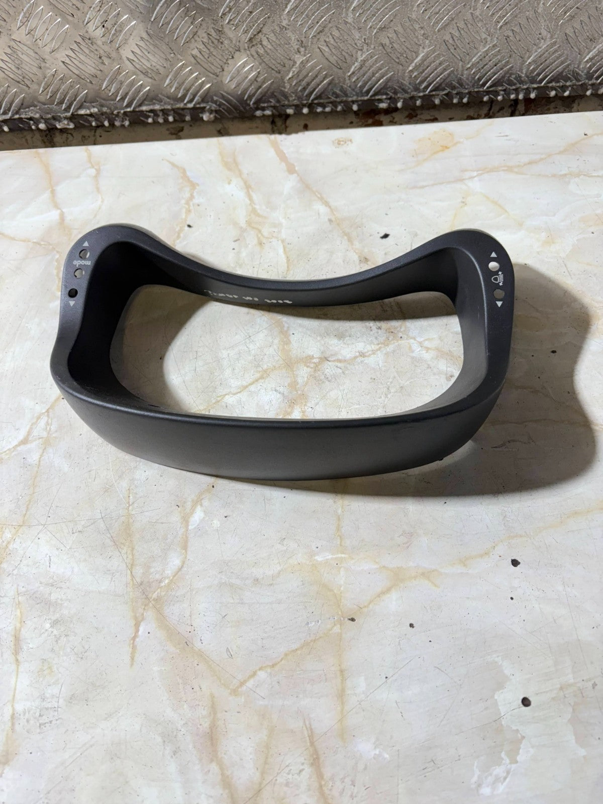 FIAT PANDA 2008 SPEEDO CLOCKS DASHBOARD SURROUND TRIM 735320192