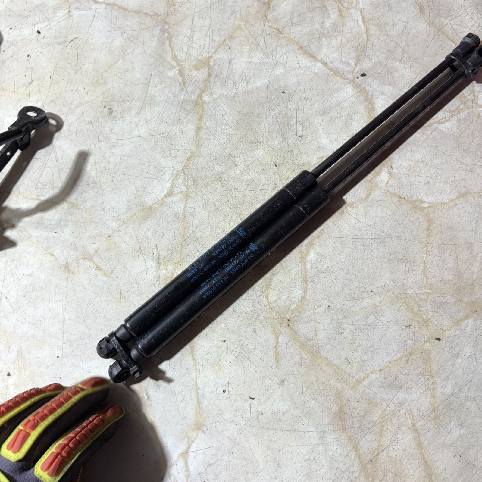 FORD KA MK2 2008-2016 EDGE TAILGATE GAS STRUTS PAIR 51794232 ODM
