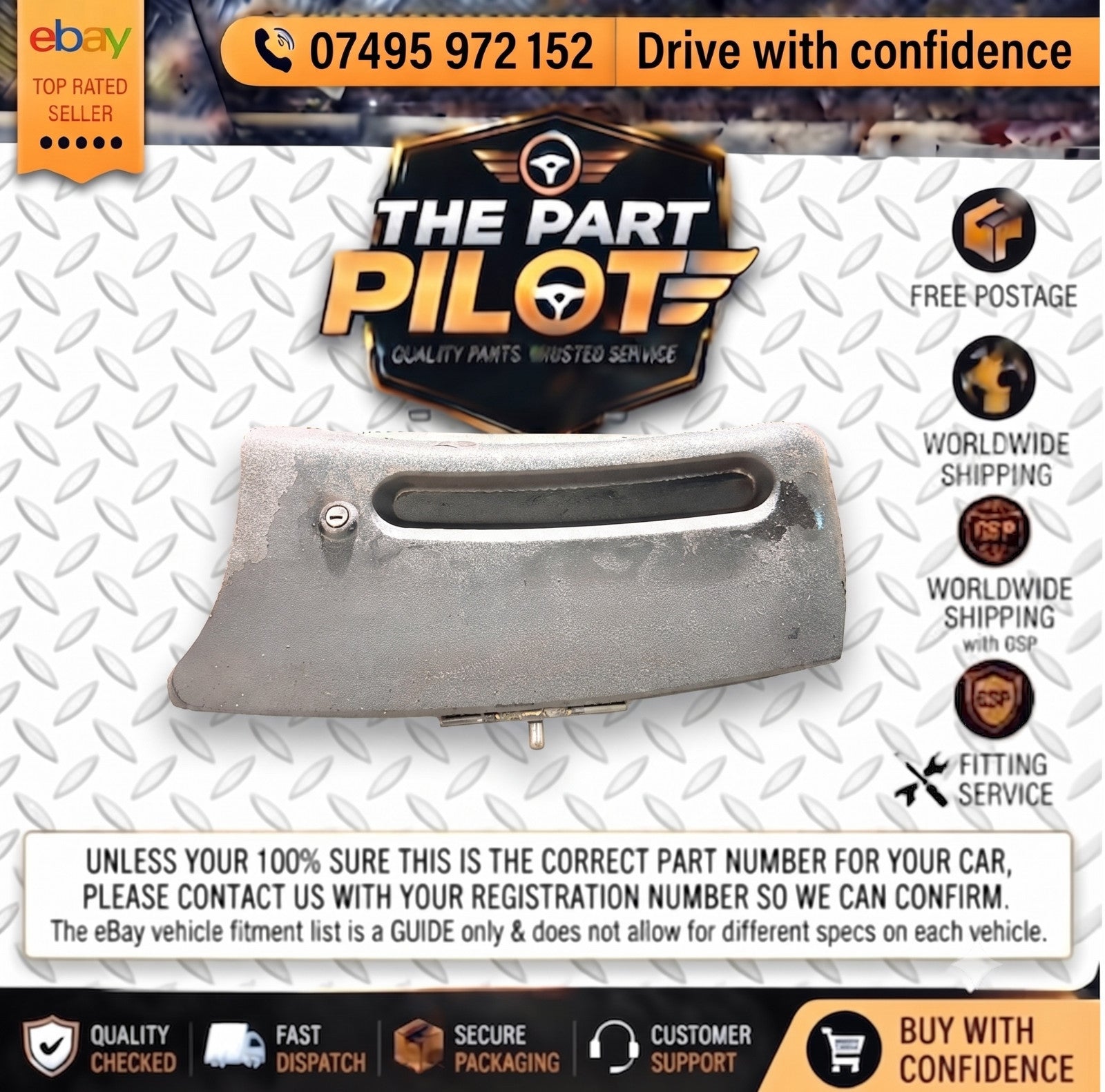 IVECO Daily Mk3 2000-2005 RHD Lockable Dashboard Glove Box 500336593