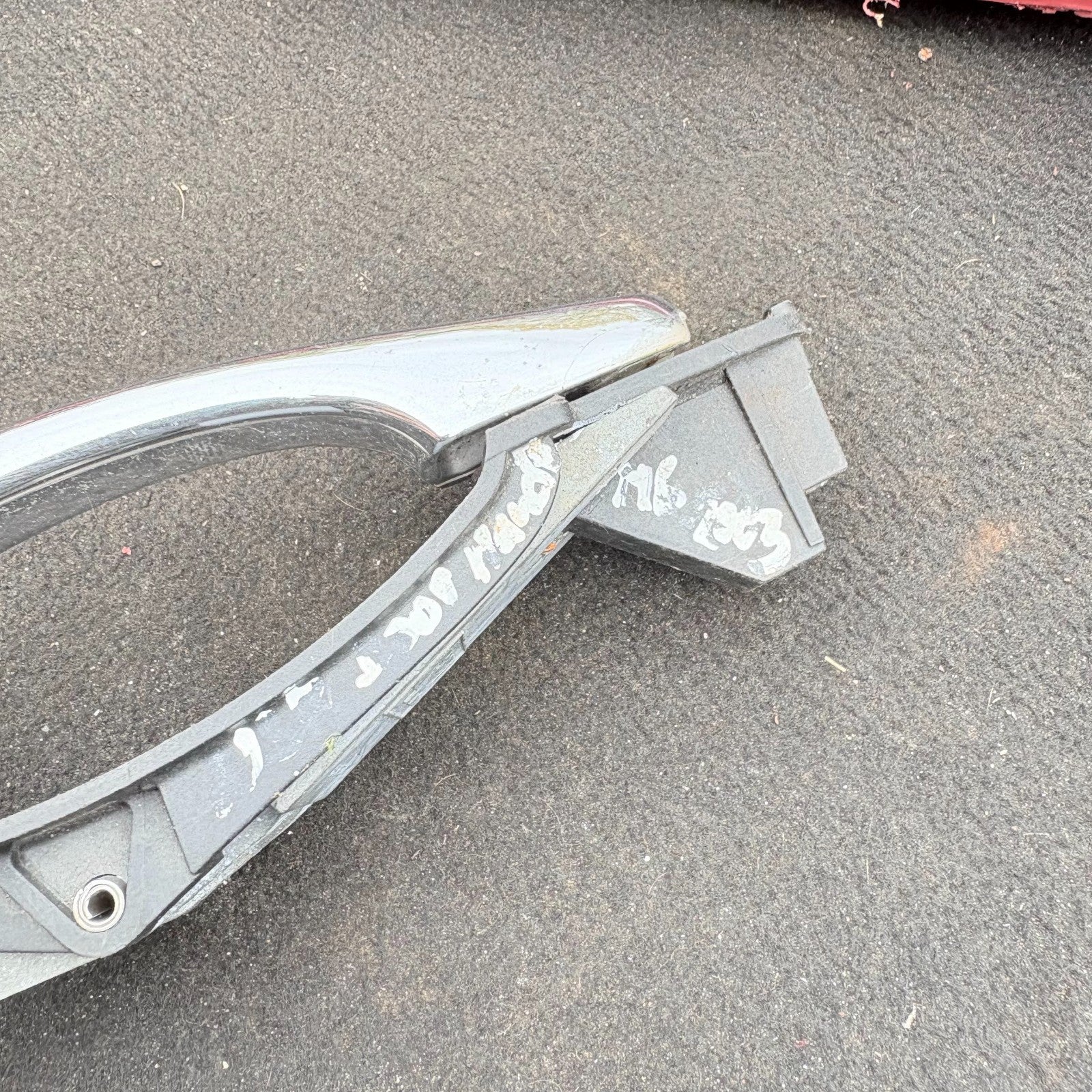 MG ZT MK1 2002-2005 PASSENGER SIDE FRONT EXTERIOR DOOR HANDLE CHROME
