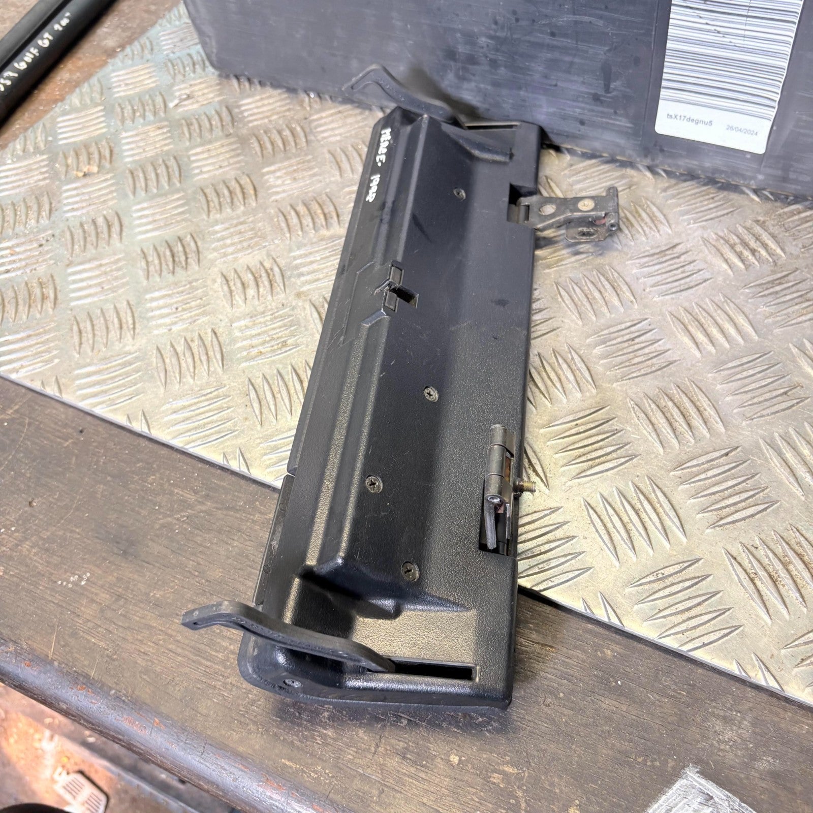 Mercedes E-Class W210 Glove Box Lid Door with Lock & Handle Grey 1996-2002