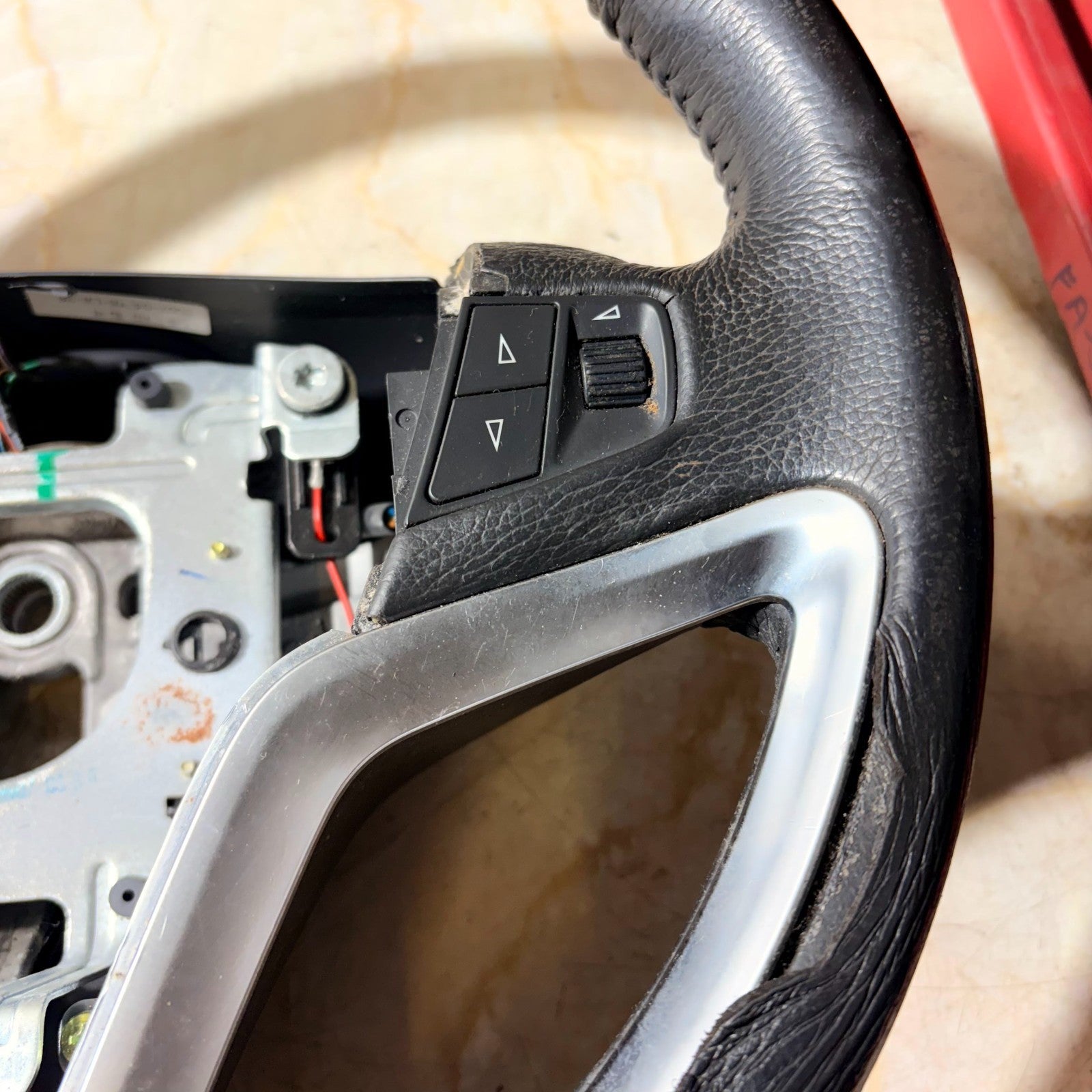 Vauxhall Antara L07 Leather Multifunction Steering Wheel Audio Phone 2006-2015