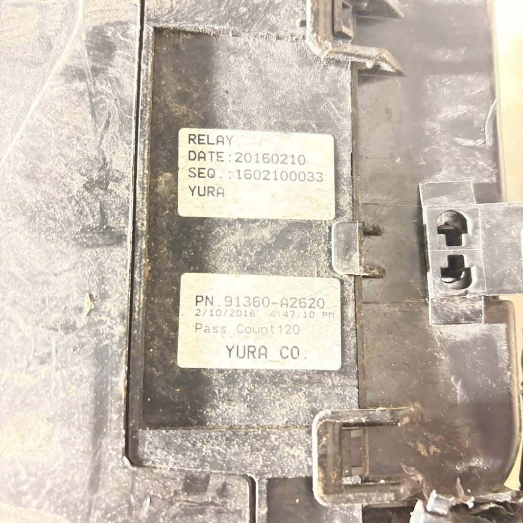 KIA CEE\'D JD 2016 Fuse Box 91360-A2620