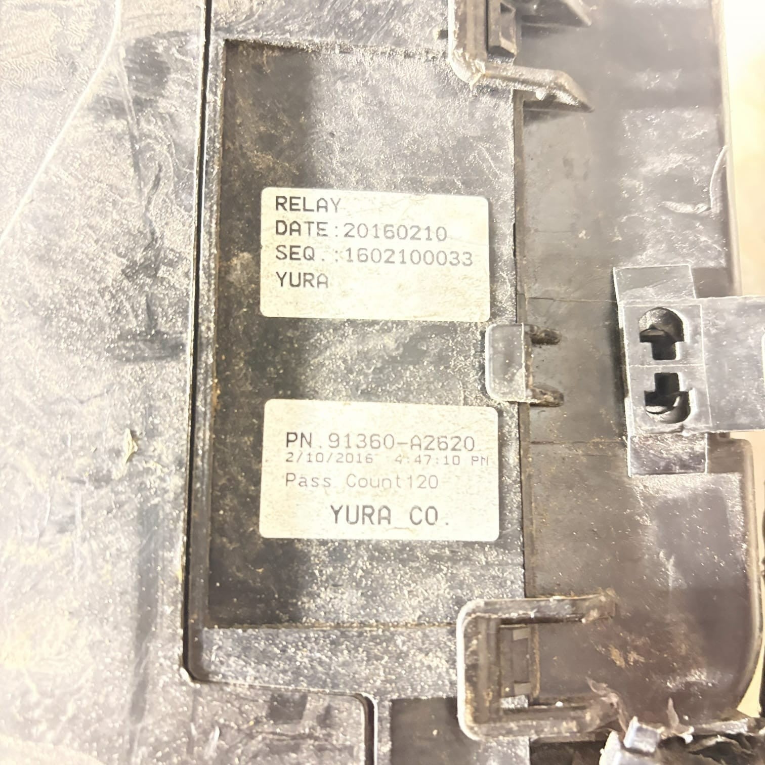 KIA CEE\'D JD 2016 Fuse Box 91360-A2620
