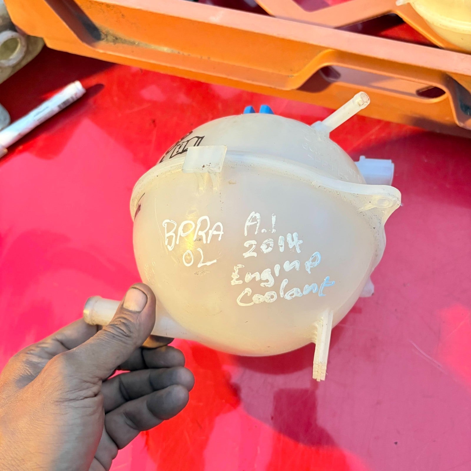 AUDI A1 2014 COOLANT EXPANSION OVERFLOW BOTTLE TANK