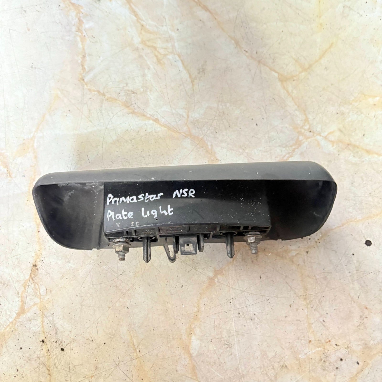 Vauxhall Vivaro Renault Trafic Primastar Rear Left Number Plate Light Lamp 07-14