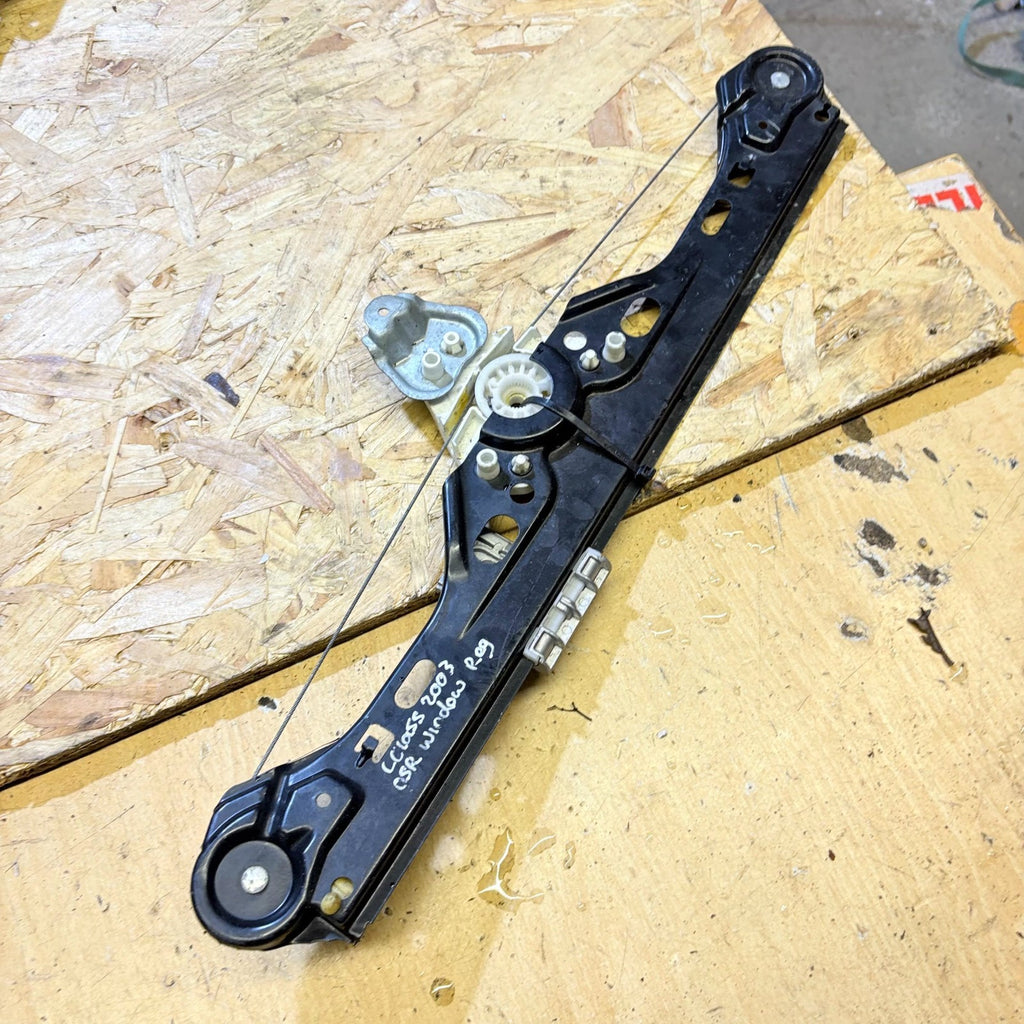 MERCEDES C CLASS 2003 OFFSIDE DRIVER SIDE REAR WINDOW MOTOR REGULATOR