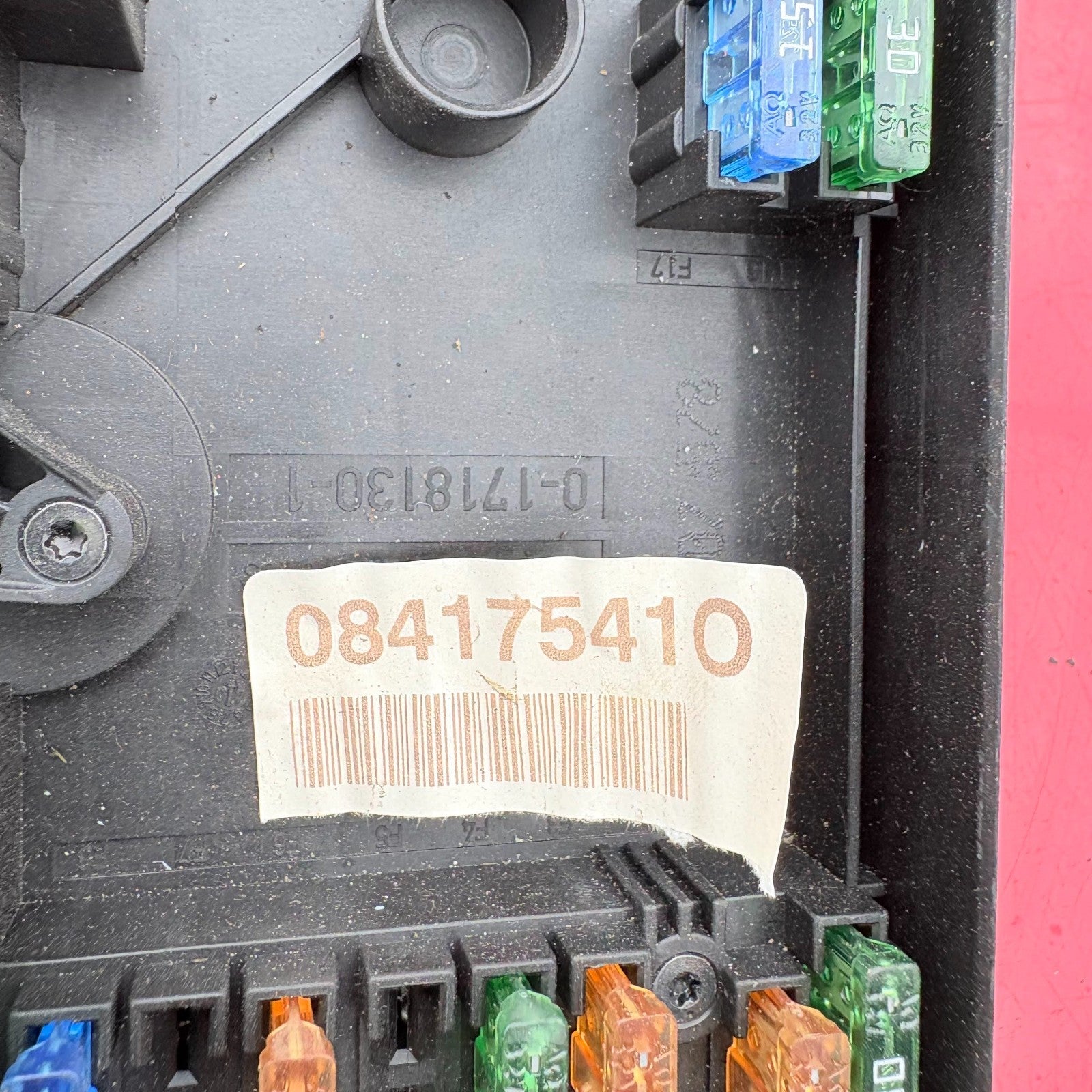 Volkswagen Golf Plus 2007 Fuse Box 017181301