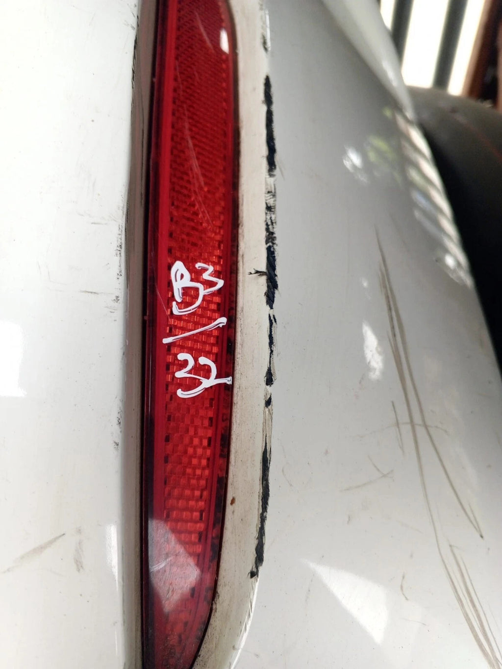 VOLKSWAGEN SCIROCCO Rear Bumper 2008-2019 Coupe WHITE B9A