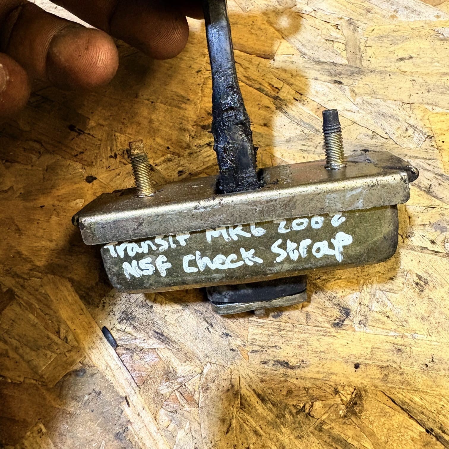 FORD TRANSIT 2002 DOOR CHECK (STRAP)-PASSENGER FRONT yc15u23500af