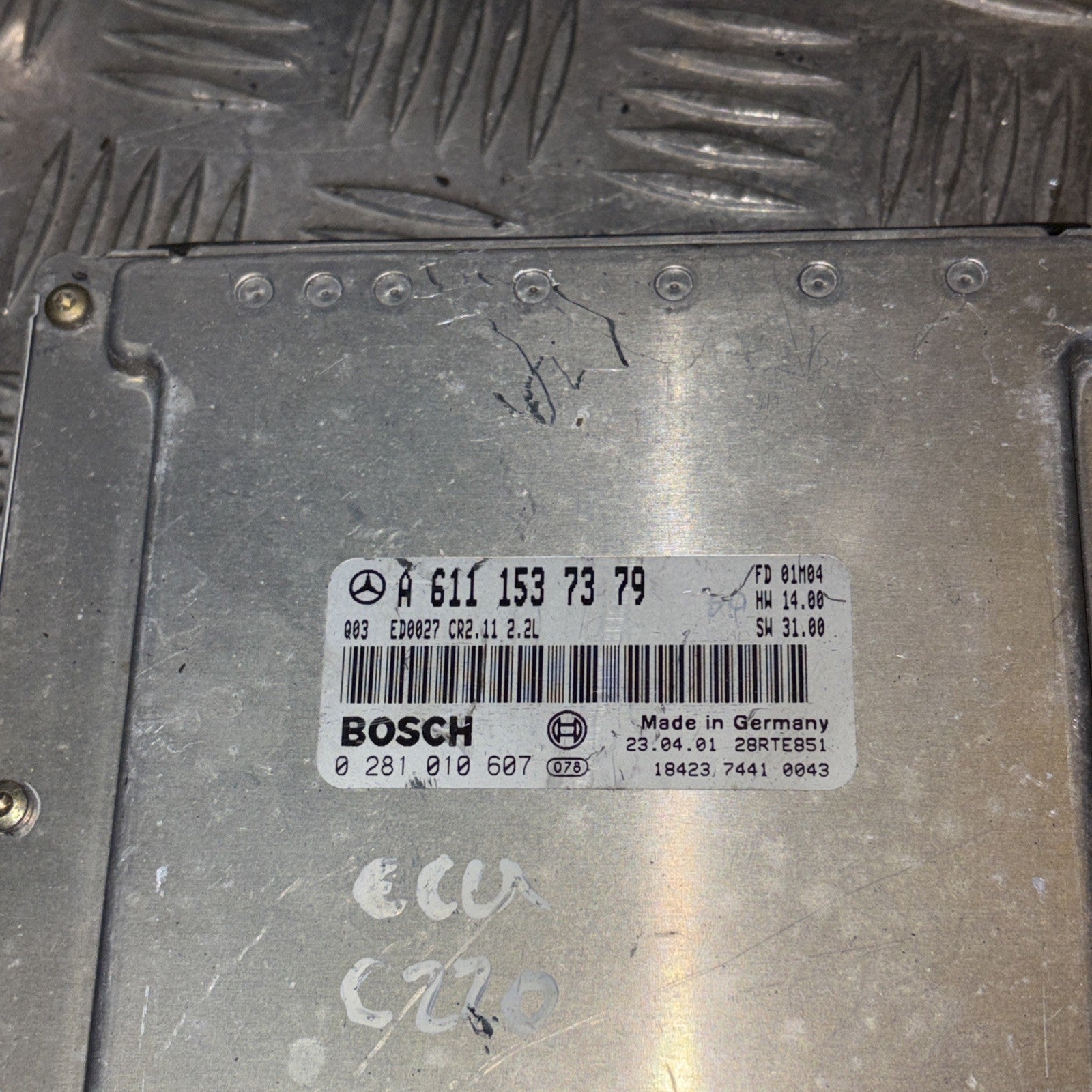 Mercedes-Benz C AMG W203 2001 A6111537379 Engine control unit module ECU