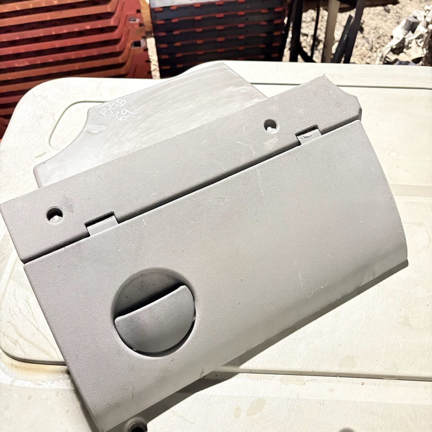 Vauxhall Corsa C 2000-2006 Glove Box Storage Compartment Grey 09114402