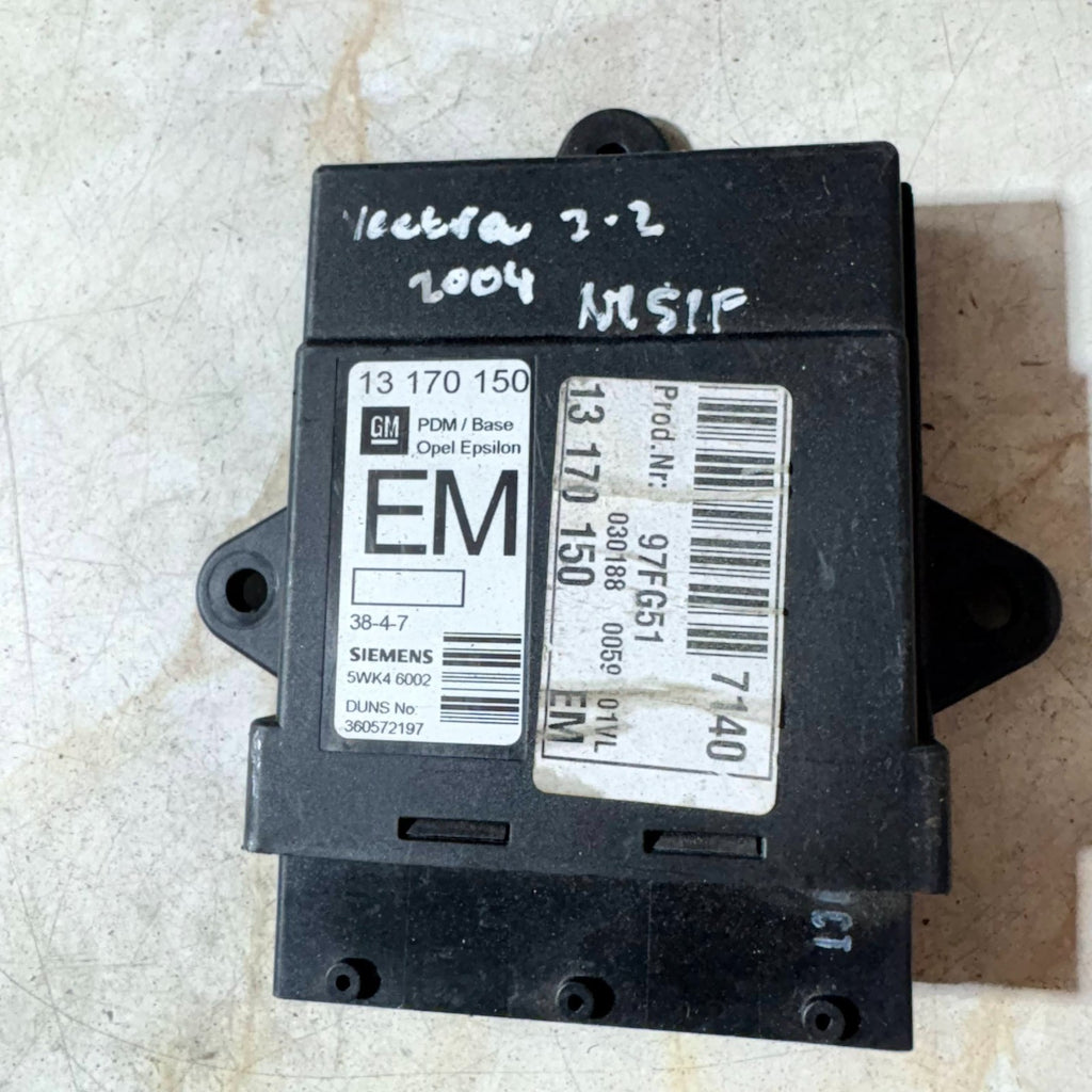 Vauxhall Vectra C 2002-2009 Front Left Passenger Door Control Module 13170150