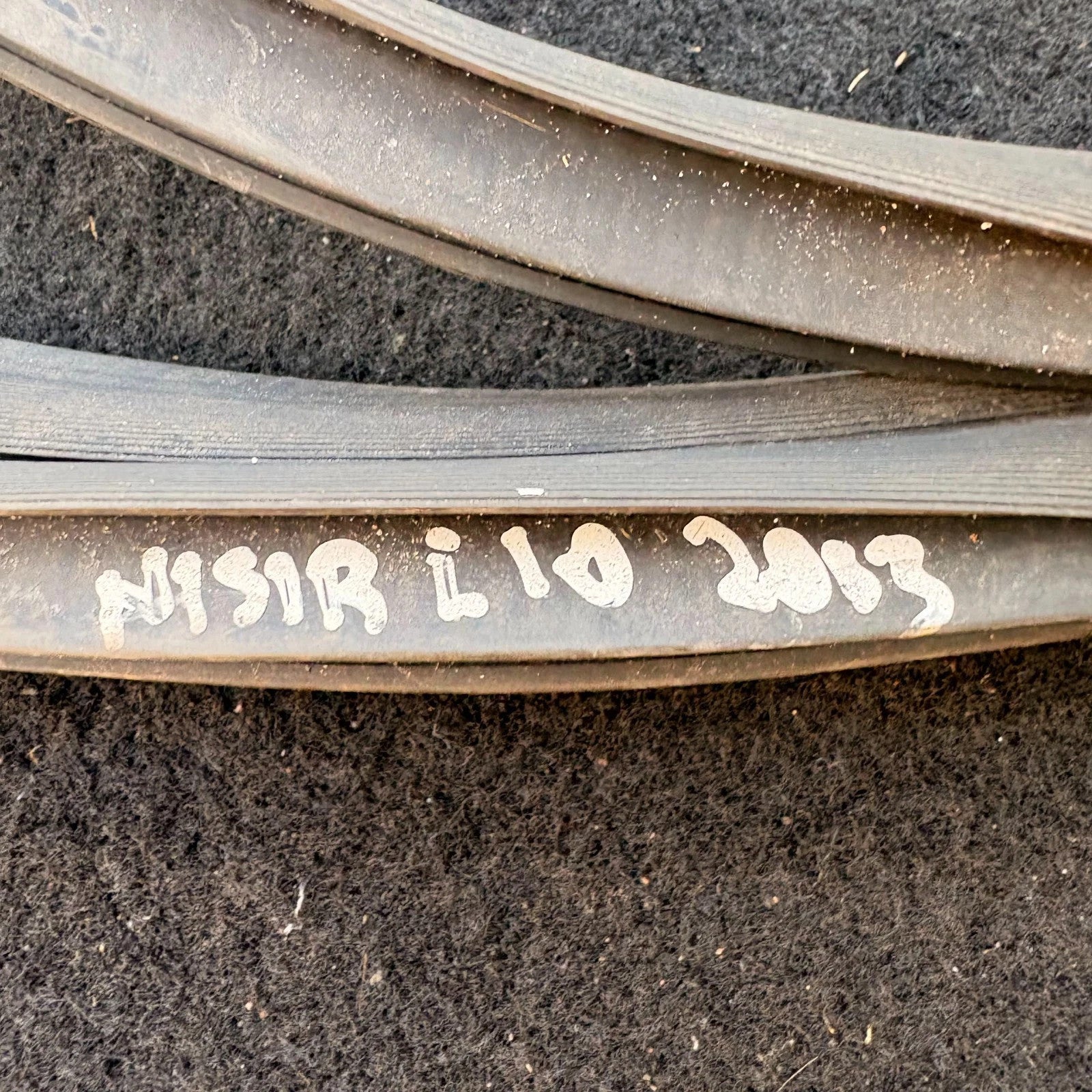 Hyundai i10 MK1 PA 08-13 Rear Left Nearside NSR Door Body Weatherstrip Seal