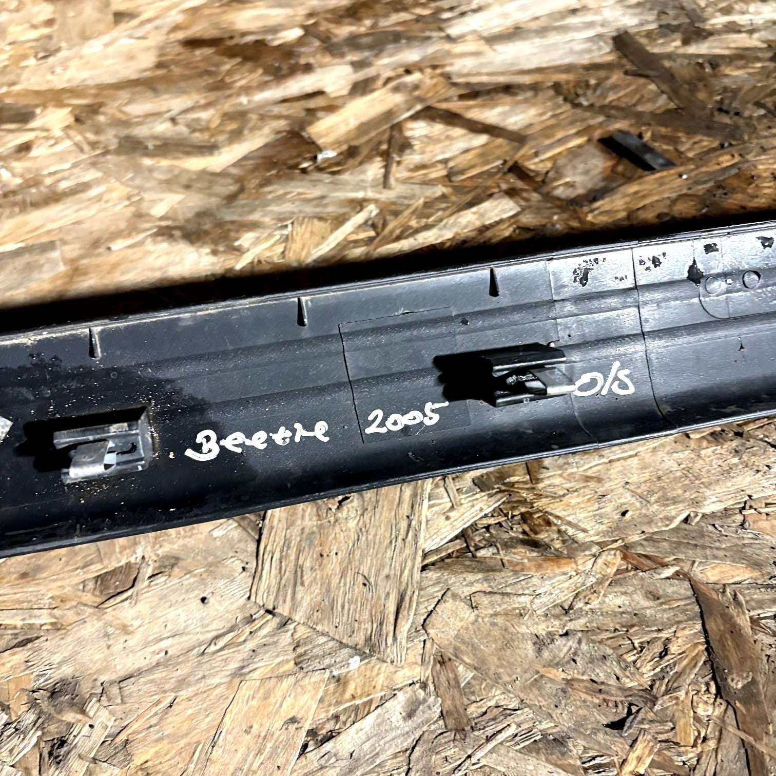 VW Beetle 9C OS Driver Side Inner Lower Sill Trim 1C0853372A 2005