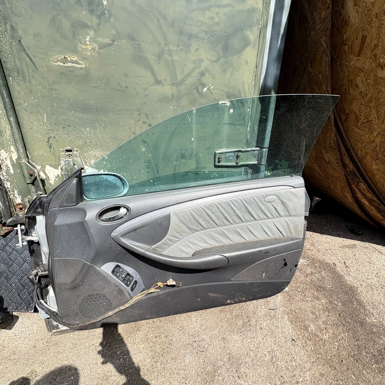Mercedes CLK C209 A209 2002-2009 Driver Right Front Door Iridium Silver