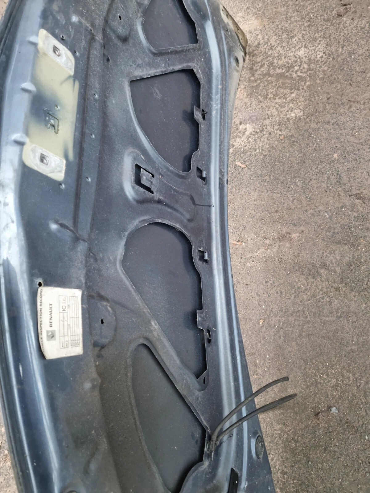RENAULT CLIO MK3 BONNET GREY / BLUE 2006 TO 2012 SHAPE 2007-2008-2009