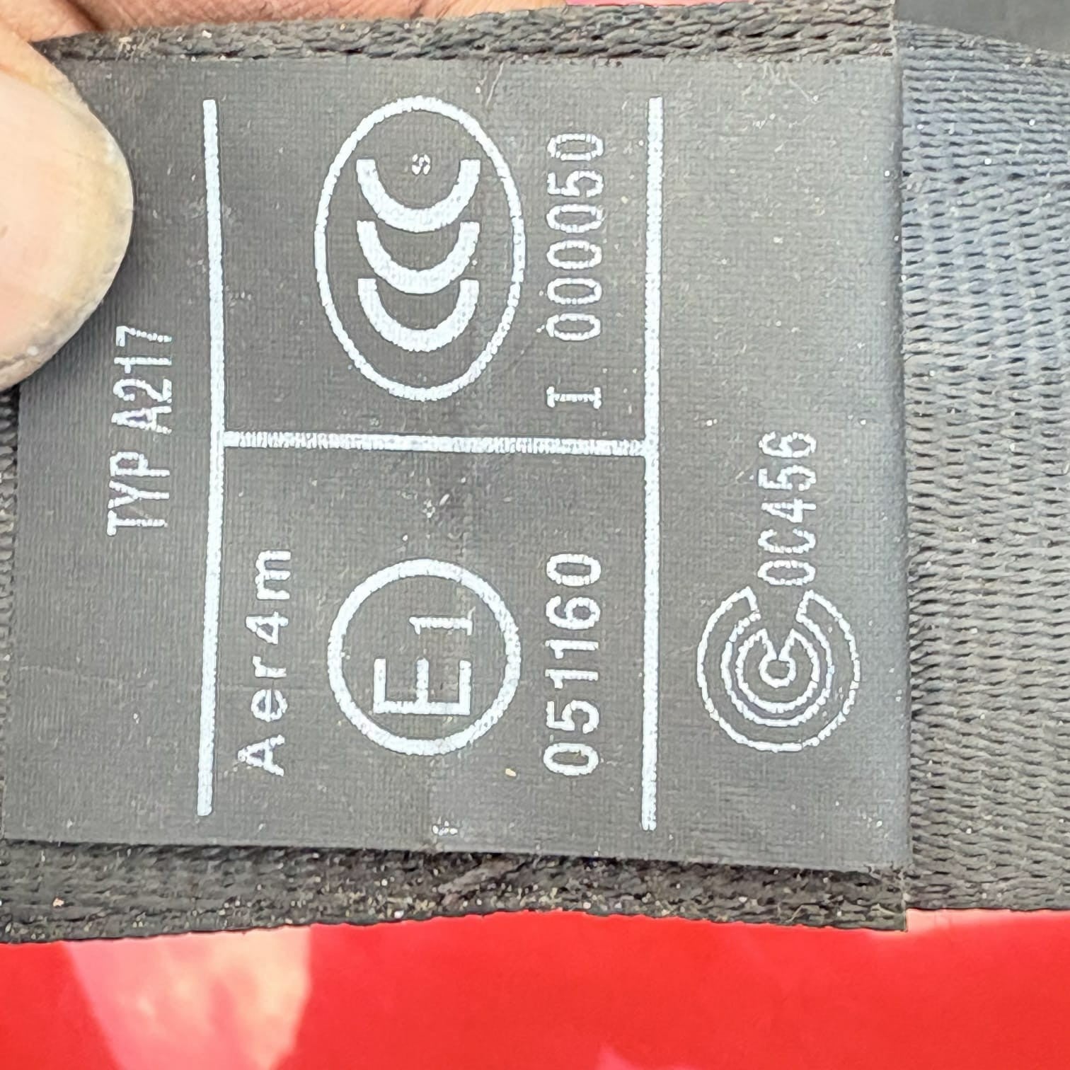 Audi A1 8X Rear Left Seat Belt Nearside Passenger 2011-2018 8X0857805D V04