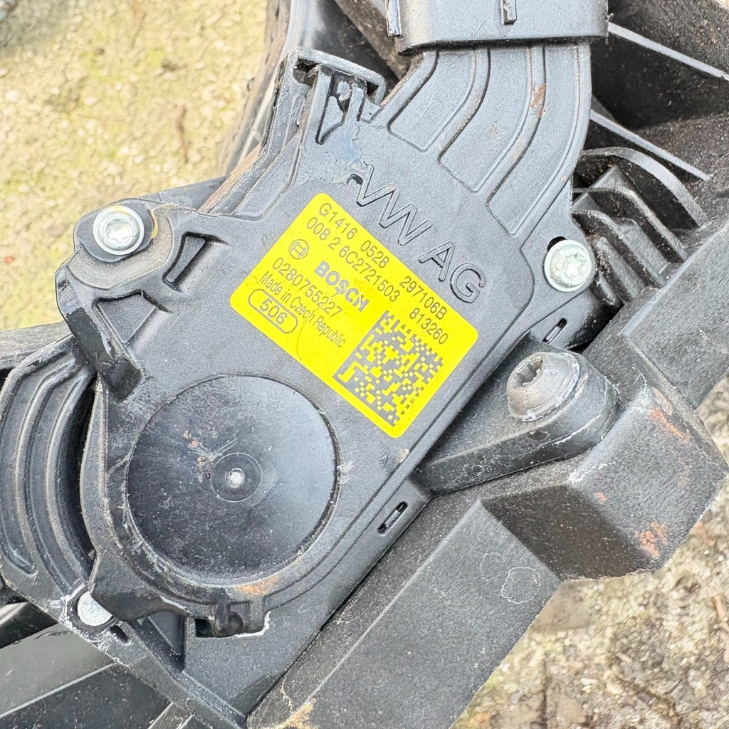 VW Polo 6C 2014-2017 Manual Brake and Accelerator Pedal Assembly 6C2721058F