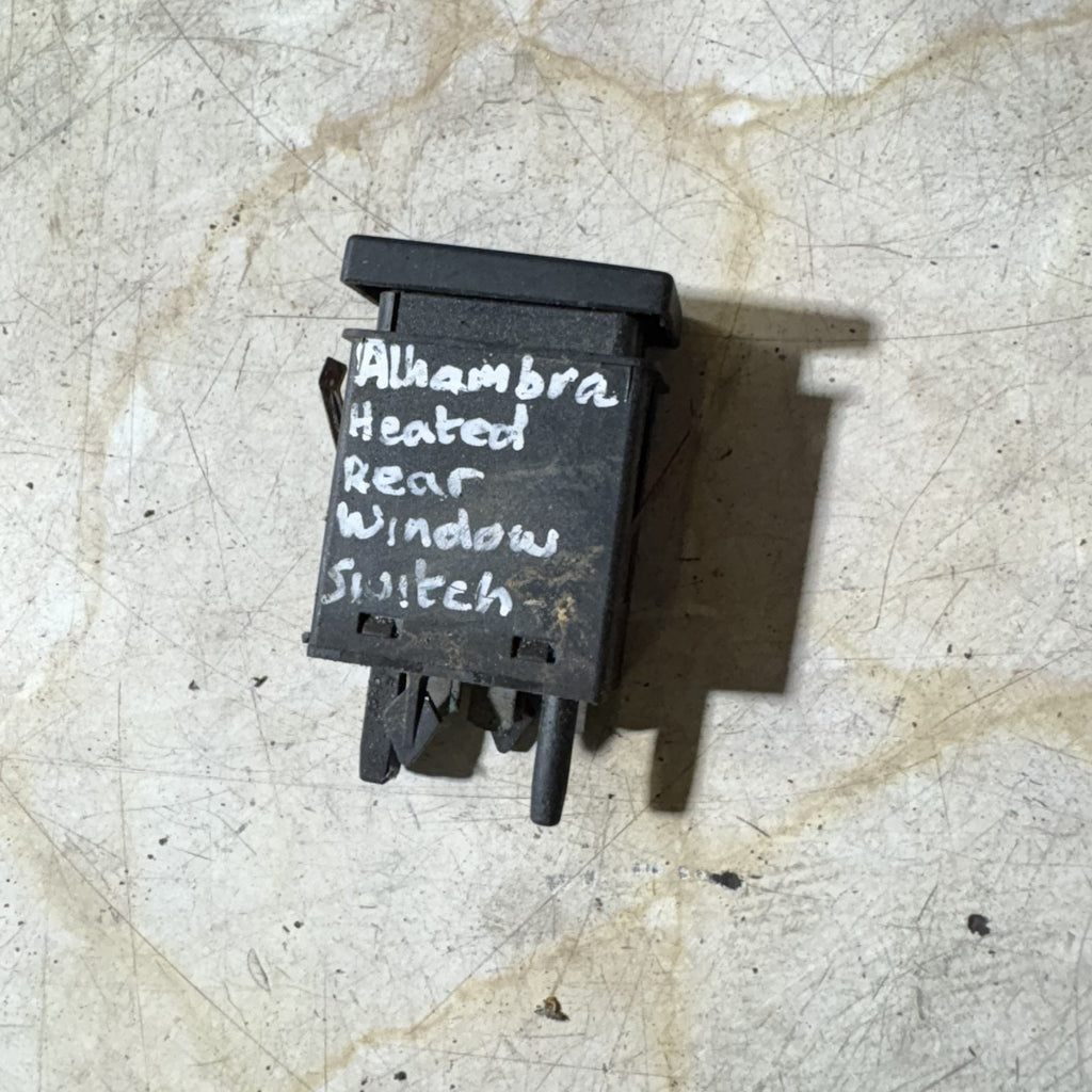 2007 SEAT ALHAMBRA REAR HEATED WINDSCREEN SWITCH