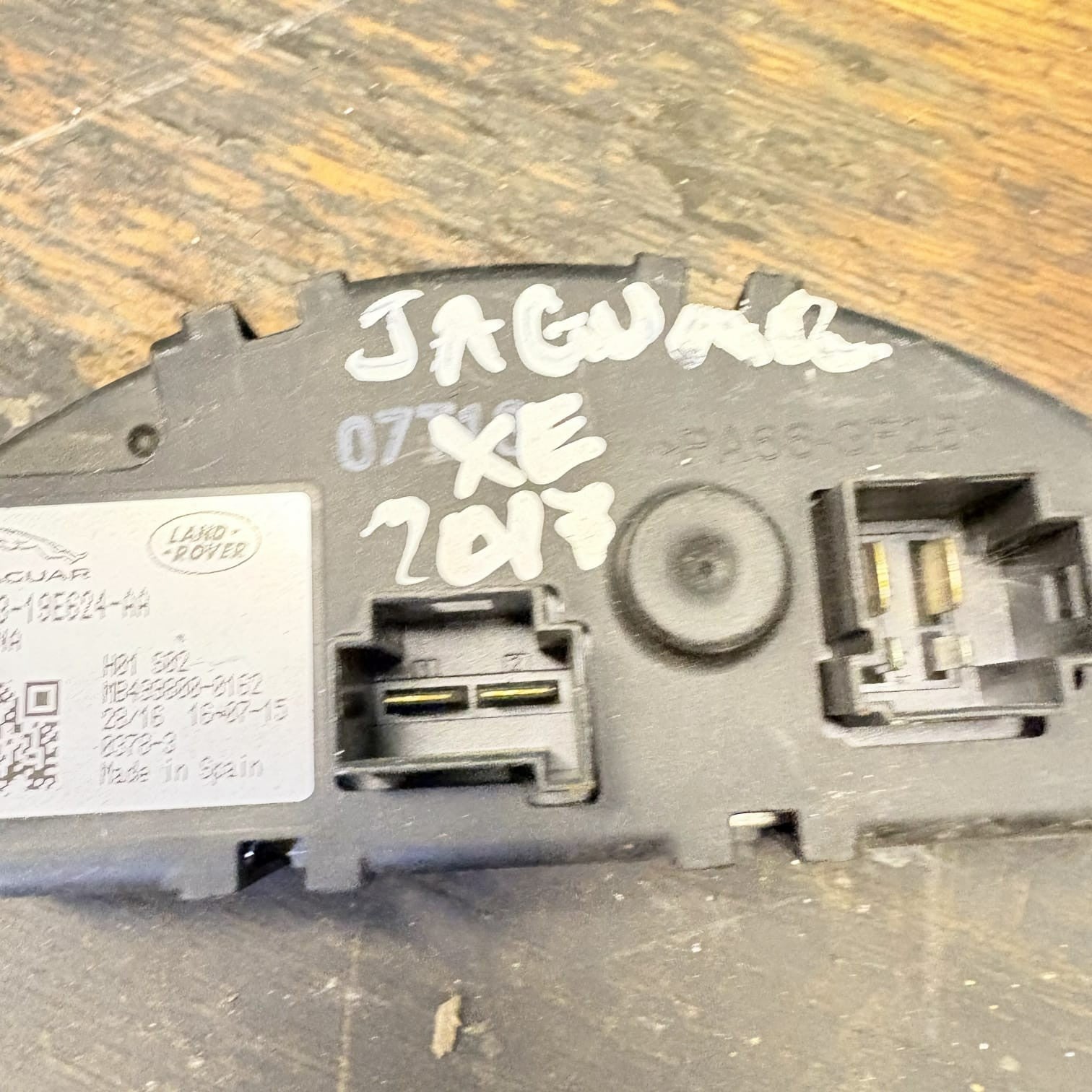 JAGUAR XF X260 2.0 DIESEL HEATER BLOWER FAN MOTOR RESISTOR 2017 GX73-19E624-AA