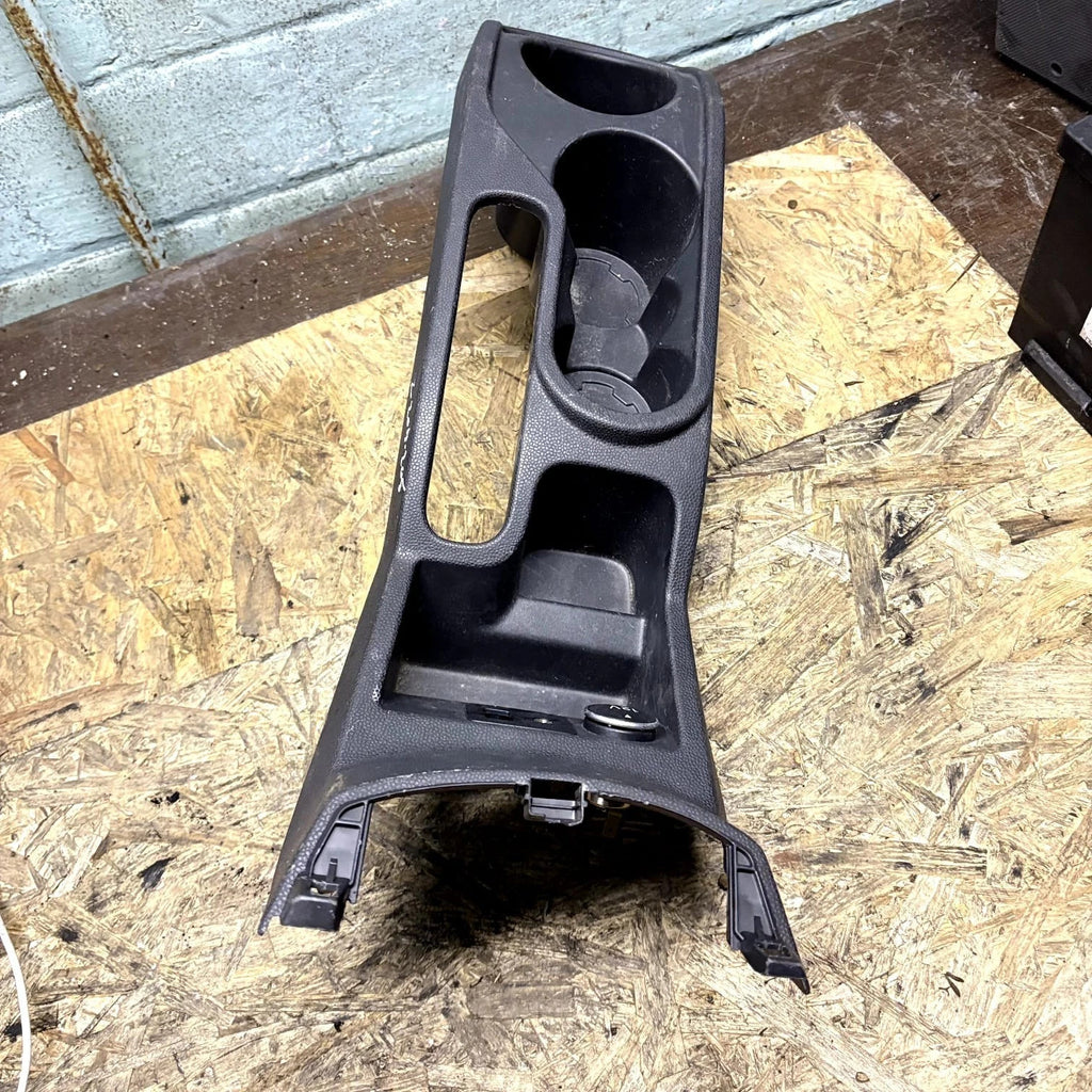 Ford EcoSport 2016 Mk1 RHD Centre Console Cup Holder Surround Black 12V Socket