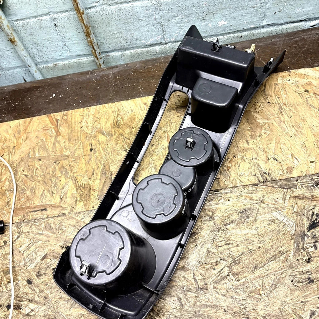 Ford EcoSport 2016 Mk1 RHD Centre Console Cup Holder Surround Black 12V Socket