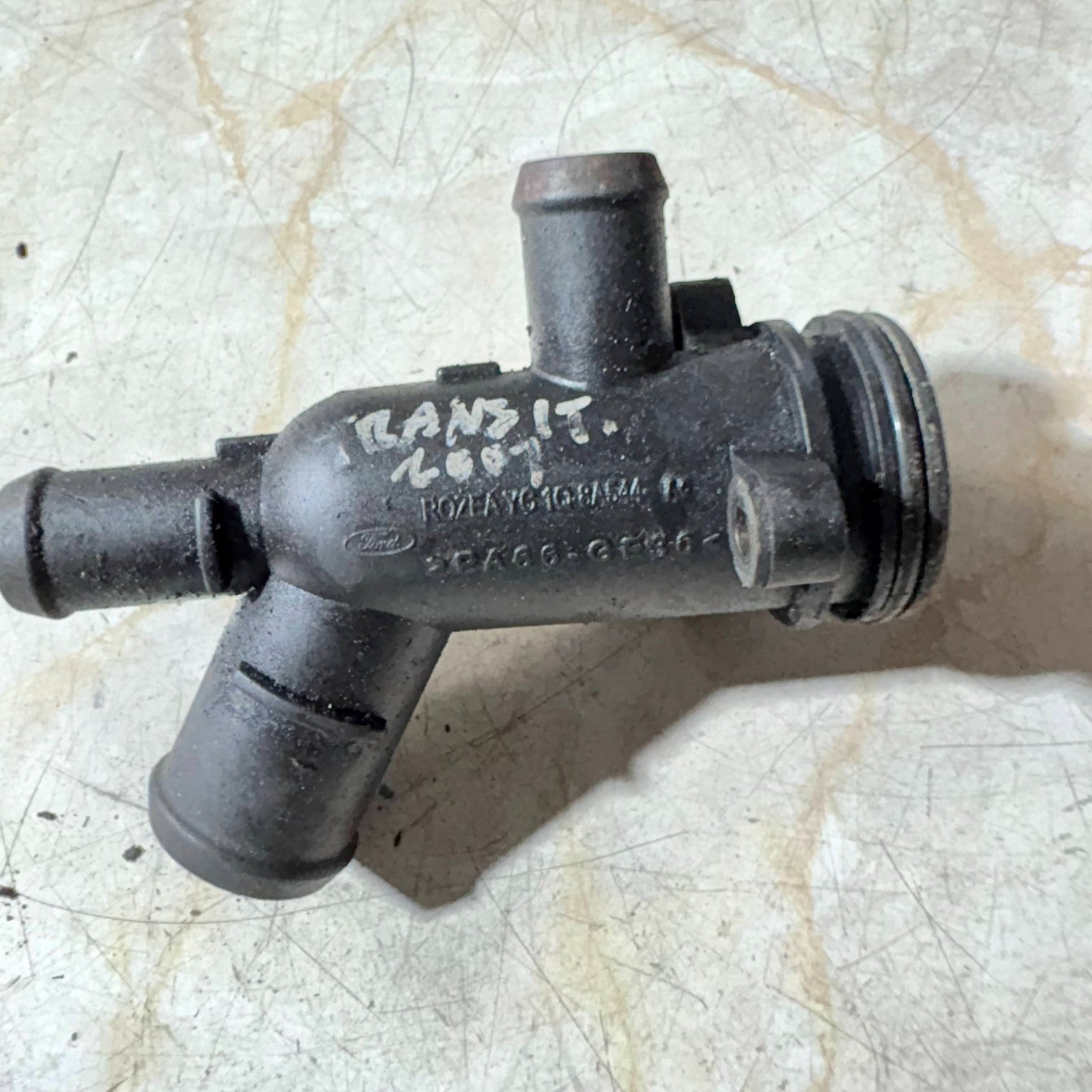 FORD TRANSIT 2007 ENGINE WATER PUMP PIPE FLANGE YC1Q8A544AC