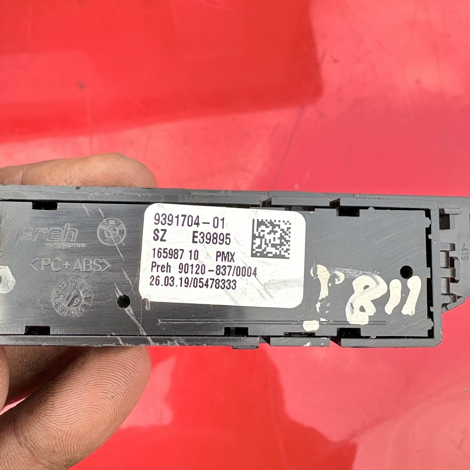 BMW 1 Series Traction Sports/ECO Pro Switch 9391704-01 2019 F20