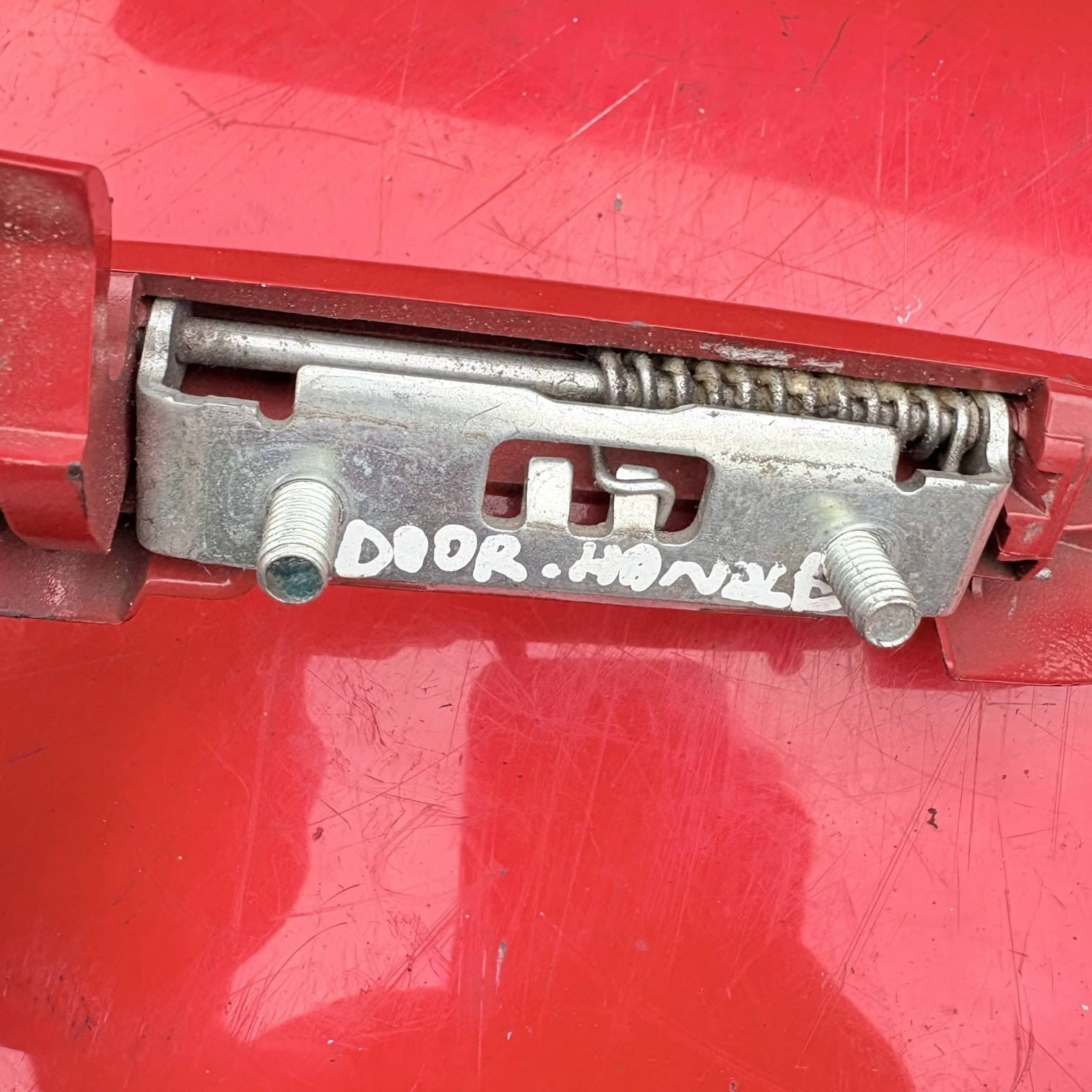 MITSUBISHI COLT 2011 PASSENGER REAR OUTER DOOR HANDLE