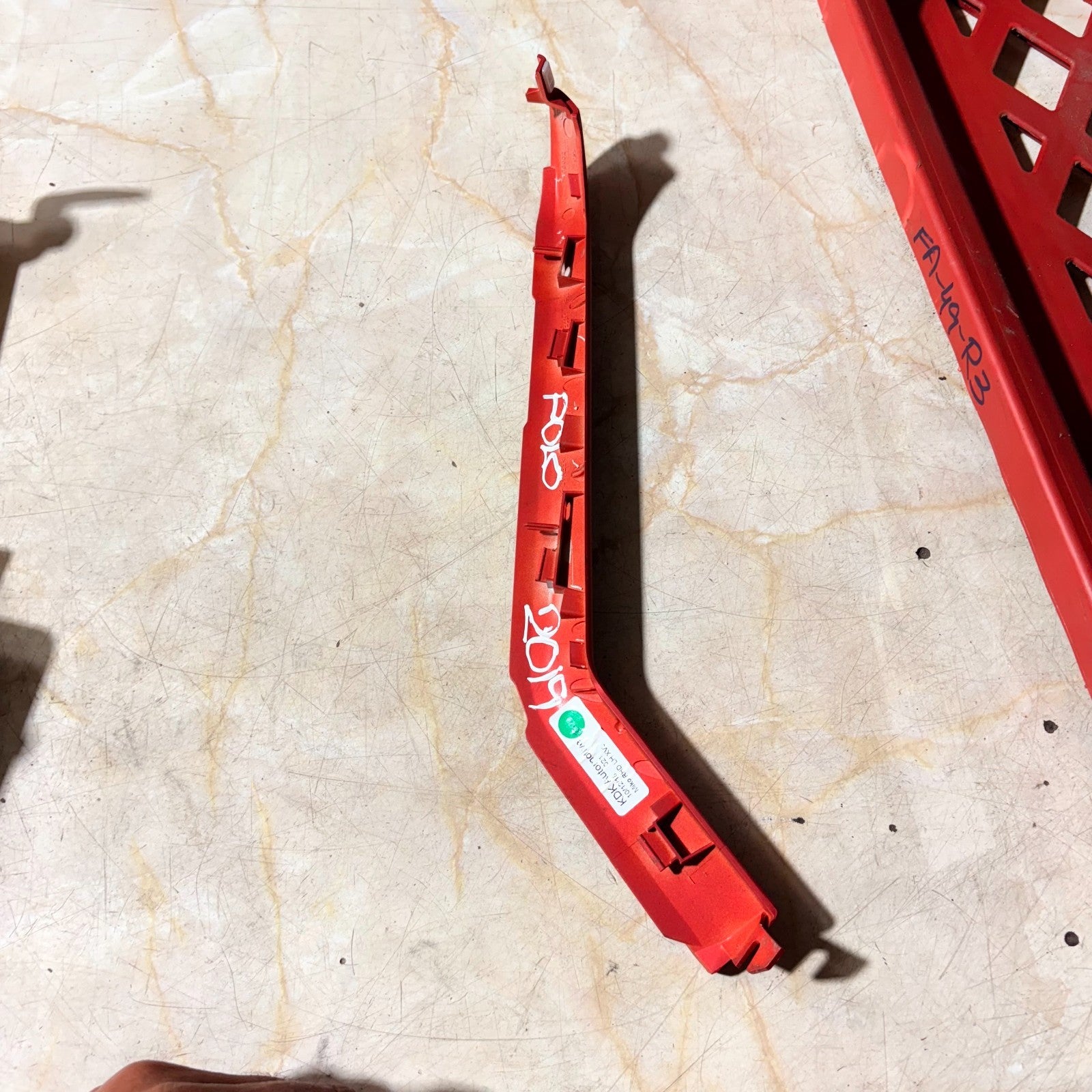 VW Polo Mk6 AW 2017-2021 Front Grille Moulding Trim LH N/S Red
