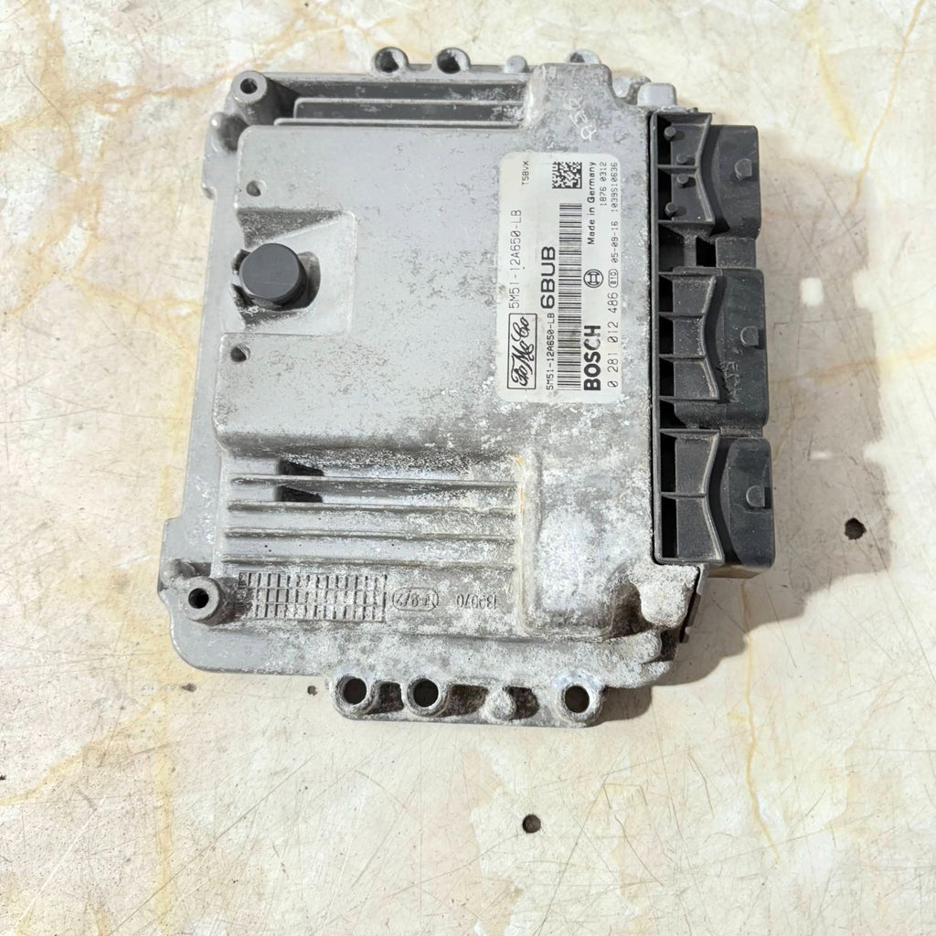 2005 FORD FOCUS 1.6 TDCI MK2 ENGINE ECU 5M51-12A650-LB 0281012486 BOSCH