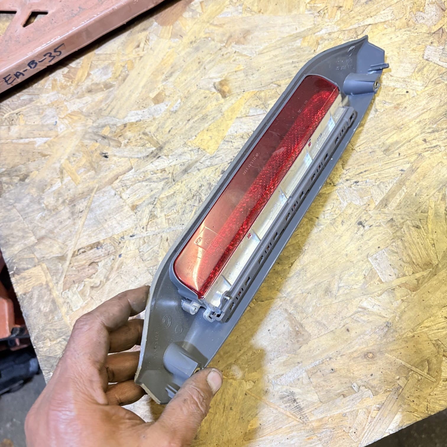 Fiat Panda 169 2010-2012 Rear High Level 3rd Brake Light Tailgate 5DR 735388525