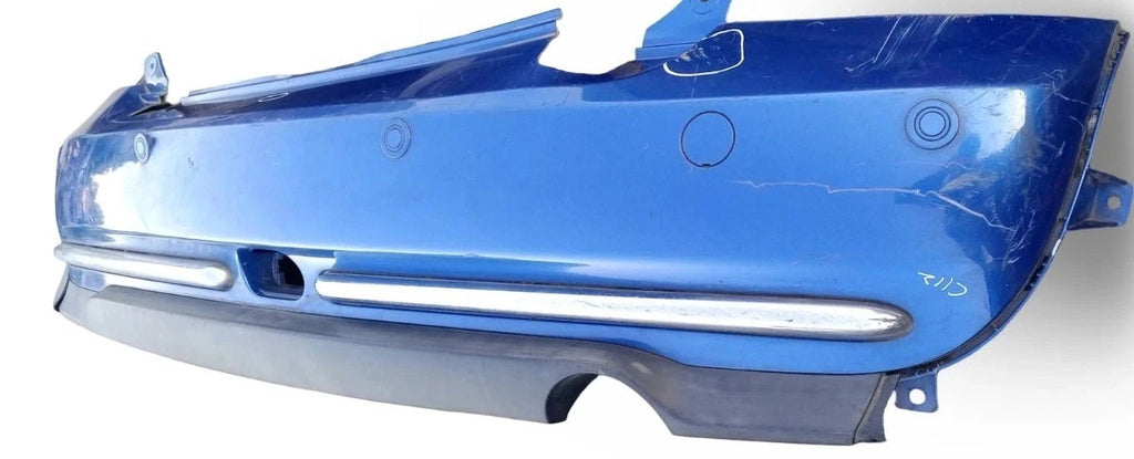 Rear BUMPER MINI Hatchback R56 2006-2014 Blue With Chrome Strip