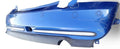 Rear BUMPER MINI Hatchback R56 2006-2014 Blue With Chrome Strip
