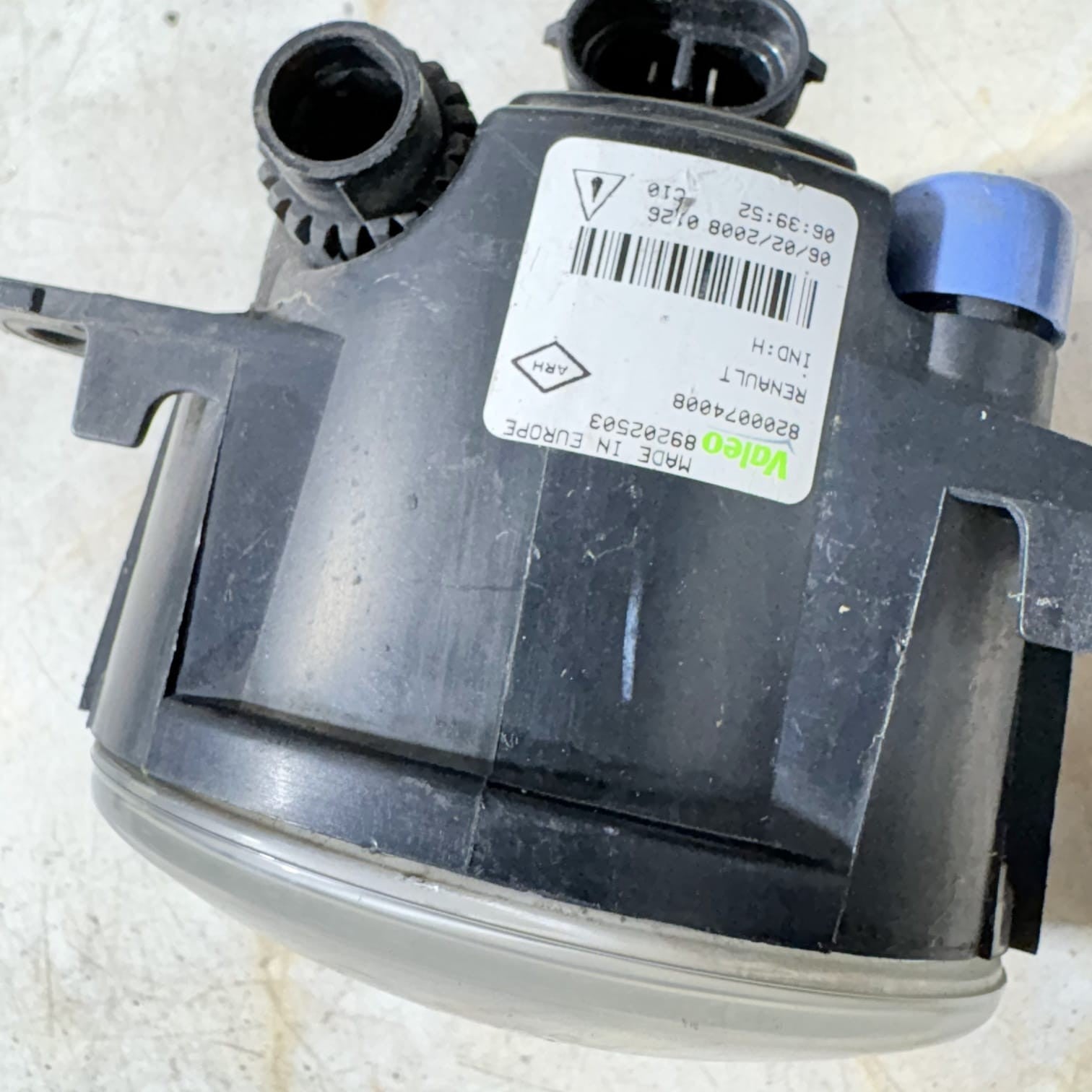 RENAULT SCENIC MK3 JZ0/1 09-16 FRONT LEFT FOG LIGHT LAMP 8200074008 VALEO