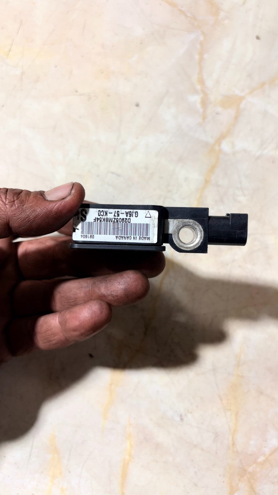 MAZDA RX8 SRS CRASH SIDE IMPACT SENSOR PASSENGER SIDE GJ6A-57-KCO