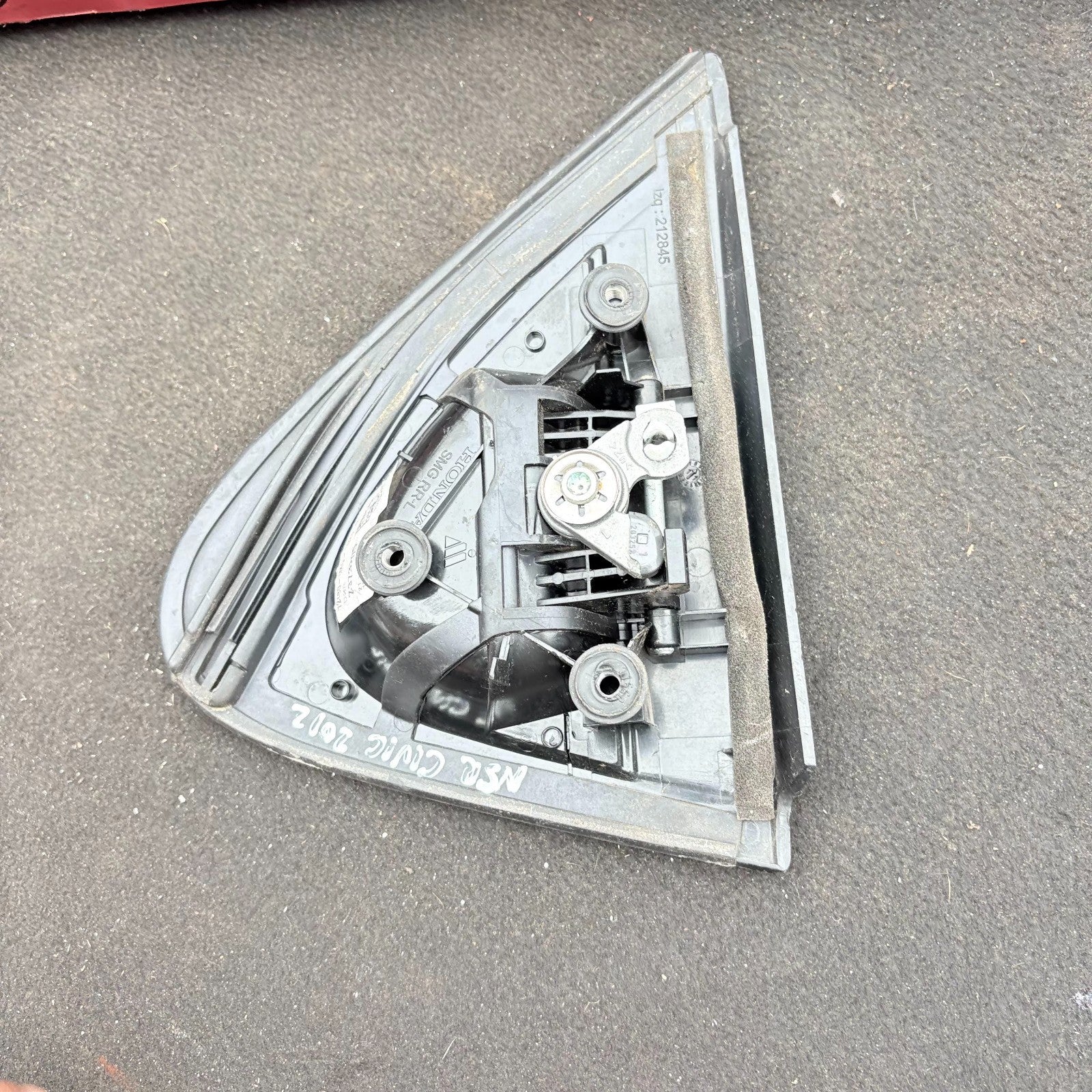 HONDA CIVIC 5 PUERTAS REAR LEFT SIDE EXTERIOR DOOR HANDLE 72680SMGE020 2012