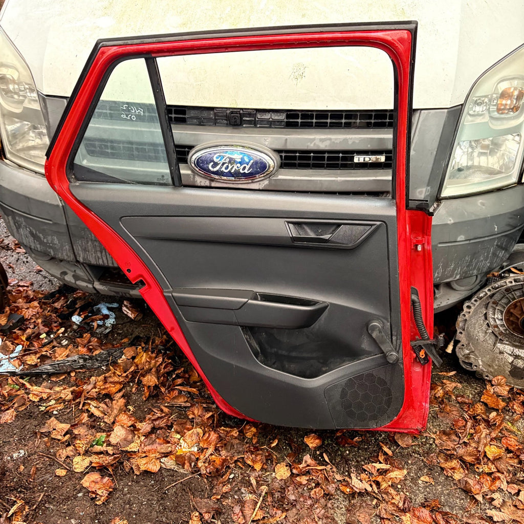 SKODA FABIA MK3 NJ 2014-2021 REAR LEFT N/S PASSENGER DOOR RED MANUAL 5DR