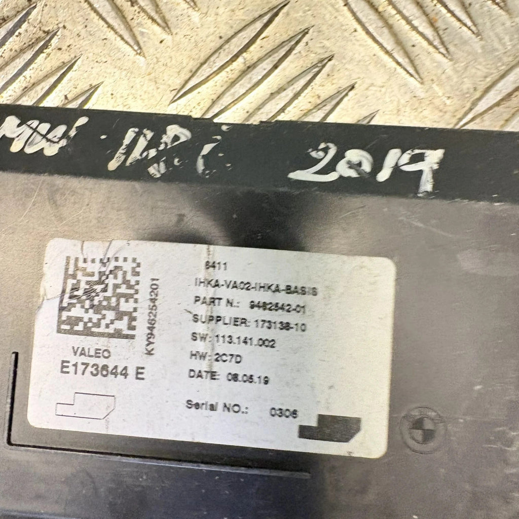 BMW 1 Series F20/F21 Air Con Control Unit Module 9462542 (2012-2019) 118i