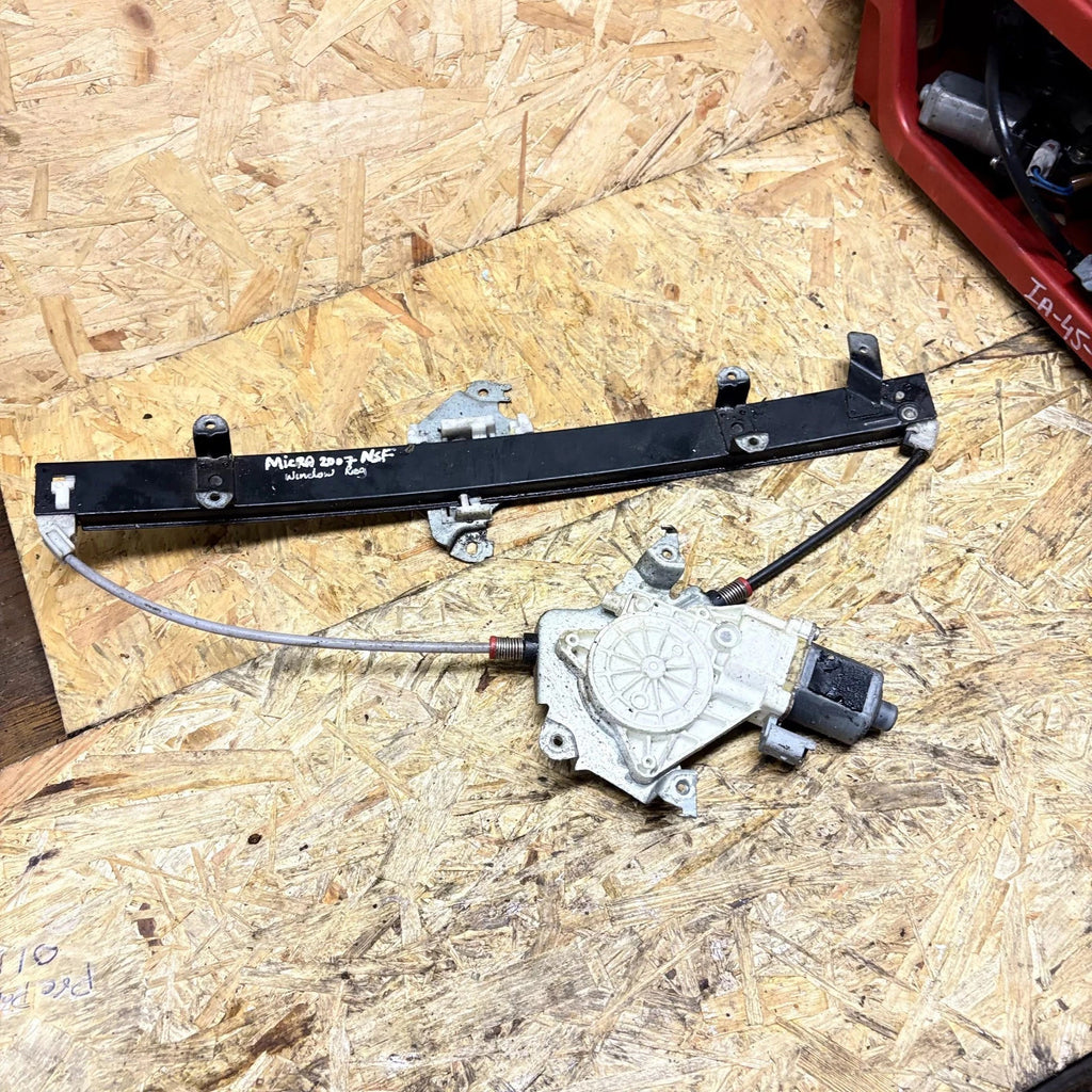 Window Motor Regulator Front Passenger Near Left NISSAN MICRA 2007