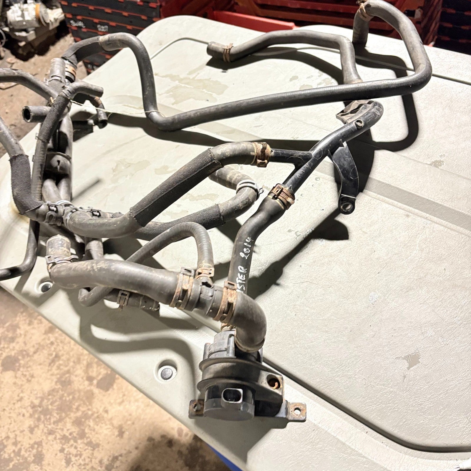 Skoda Roomster 5J 2014 Engine Coolant Thermostat Housing & Hose Pipework