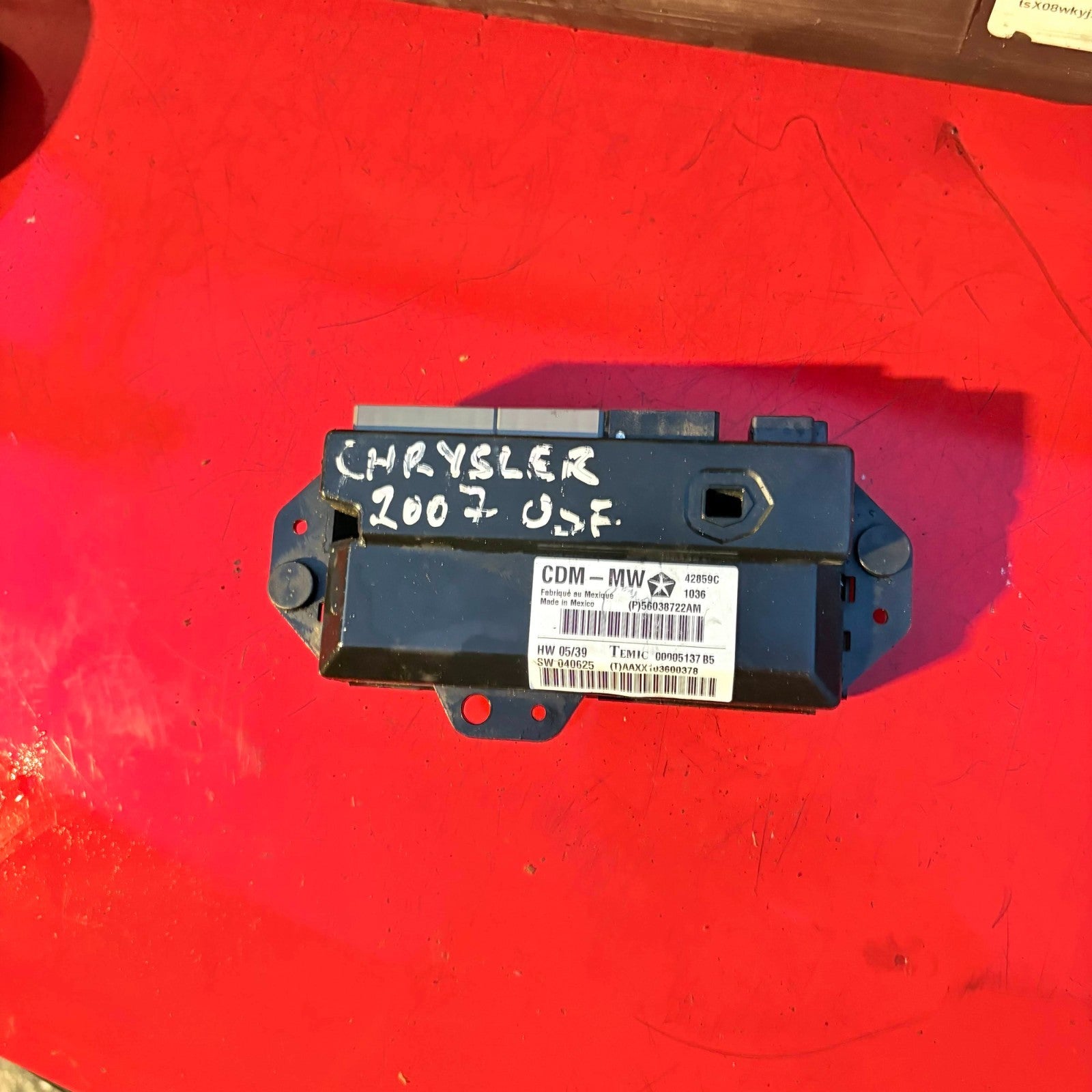 Chrysler 2007 Door Control Module Front Right 56038722AM